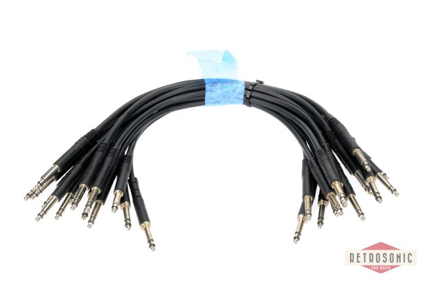 Rean TT Patch Cable Black 20 cm. 14pcs