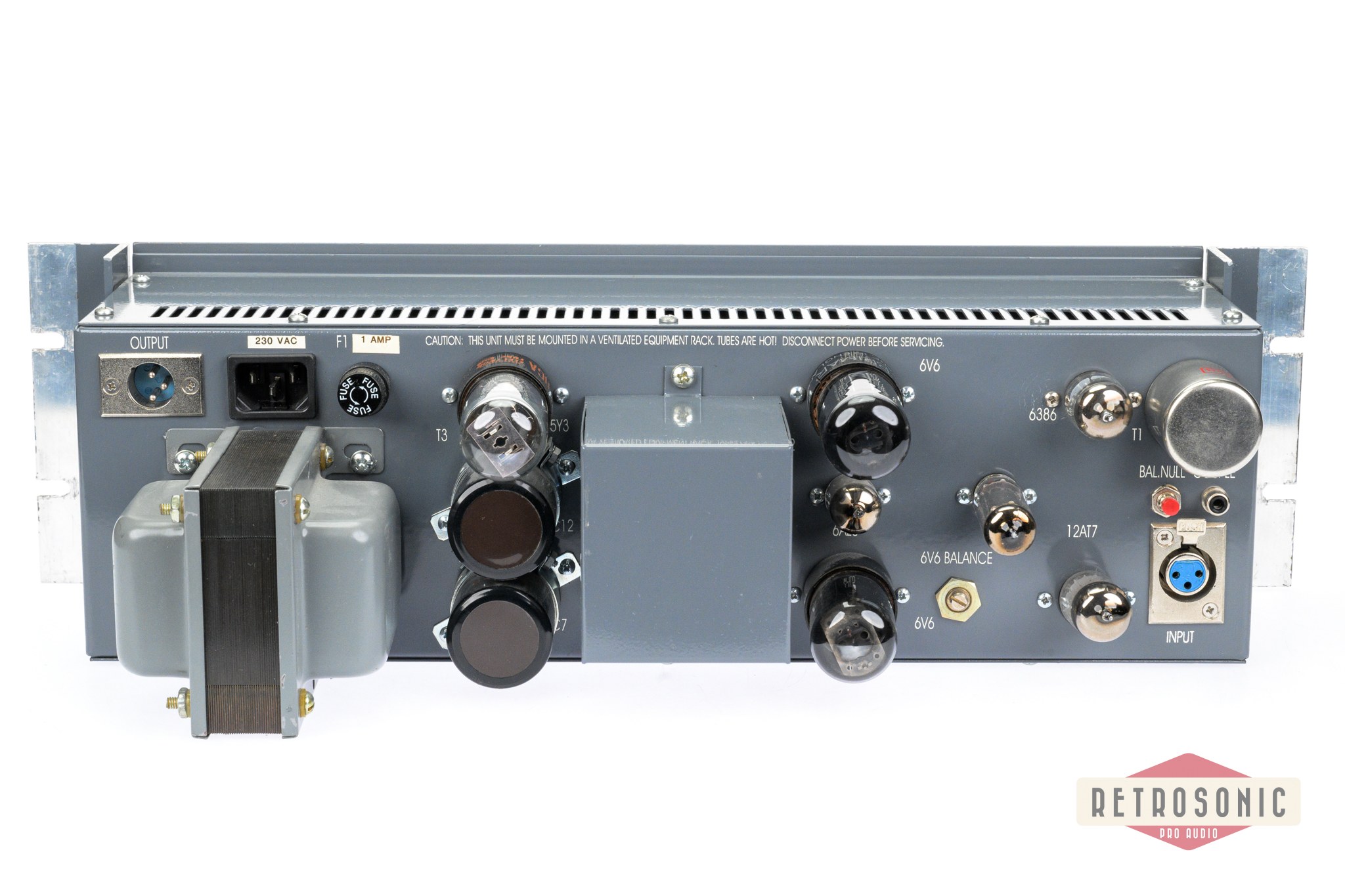 Retro Instruments STA-Level Tube Compressor with 6386 Tube Circuit