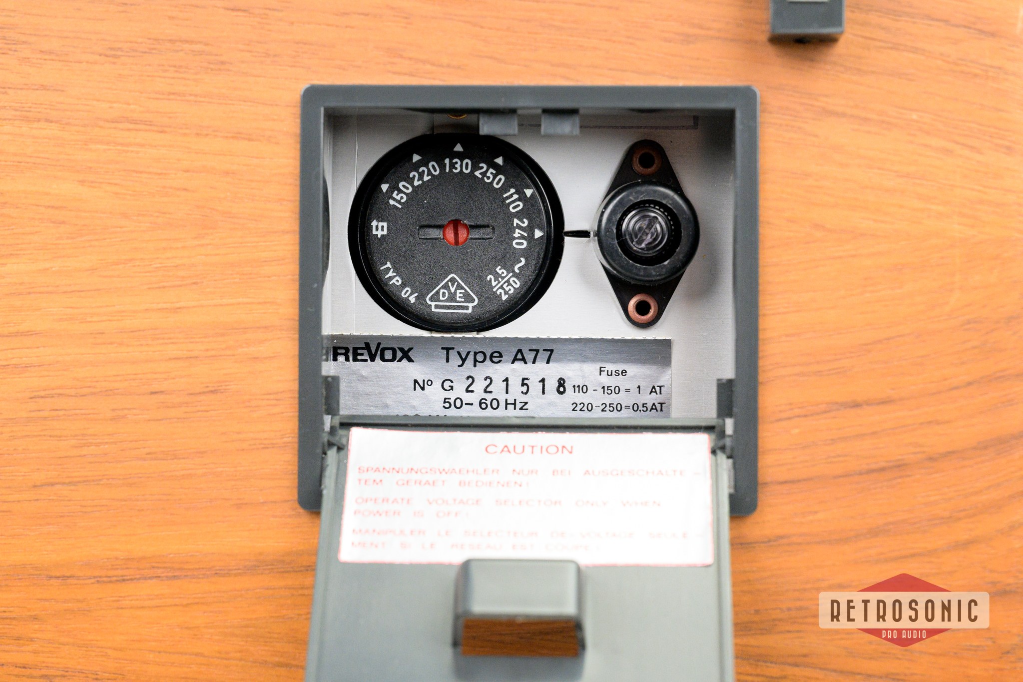 Revox A77 Tape Recorder. For spares.