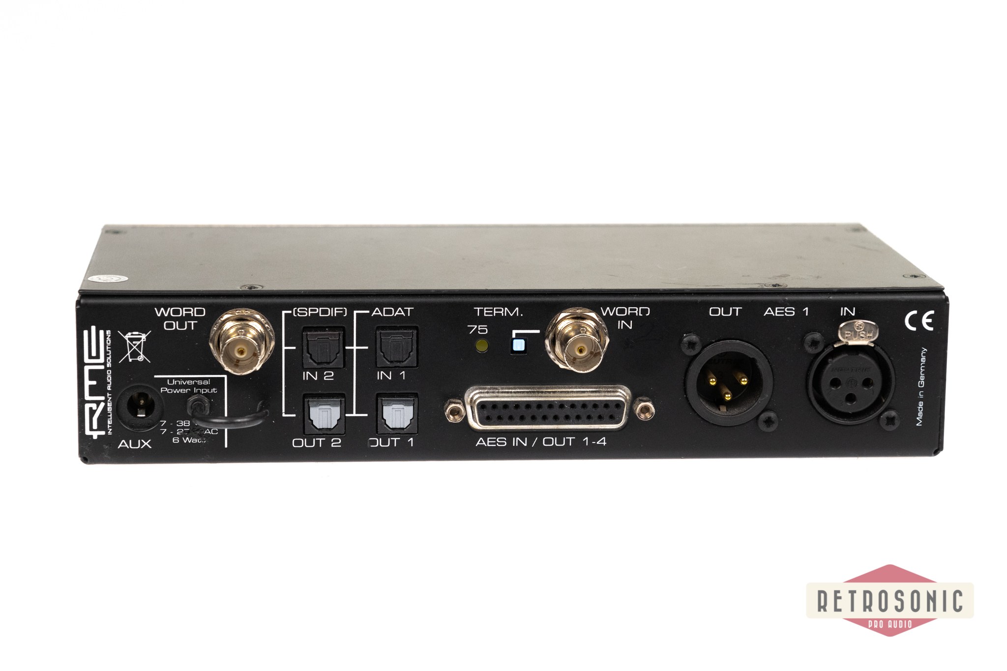 RME ADI-4 DD 24 Bit / 96 kHz, 8-Channel AES/EBU ADAT Converter