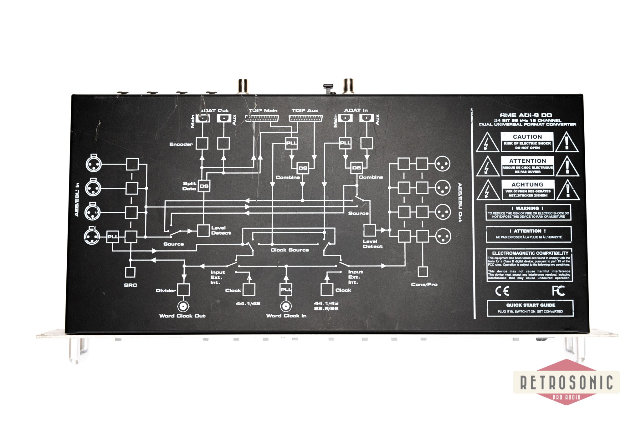 RME ADI-8 DD 8-ch AES /TDIFF/ADAT-converter