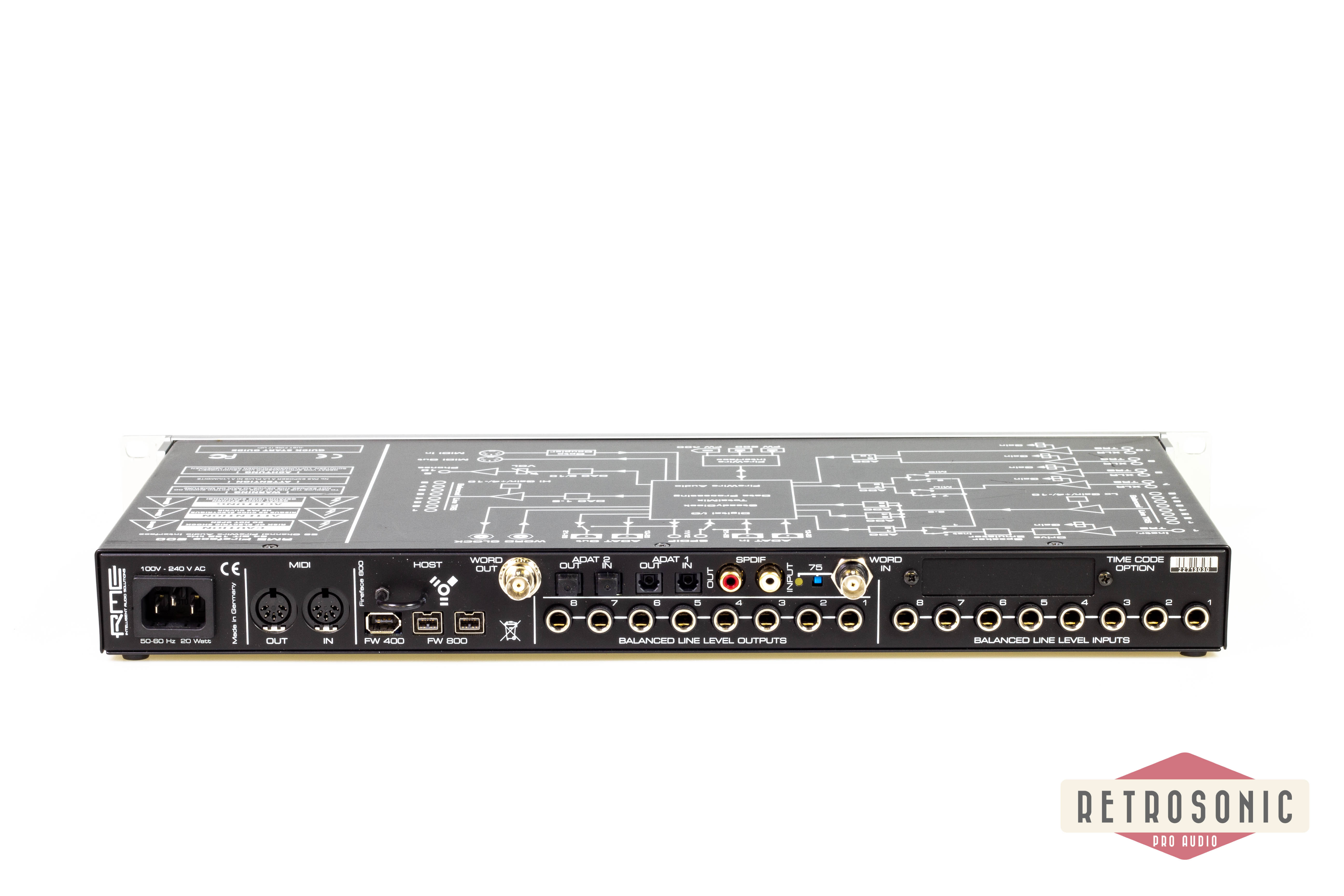 RME Fireface 800 FireWire audio interface