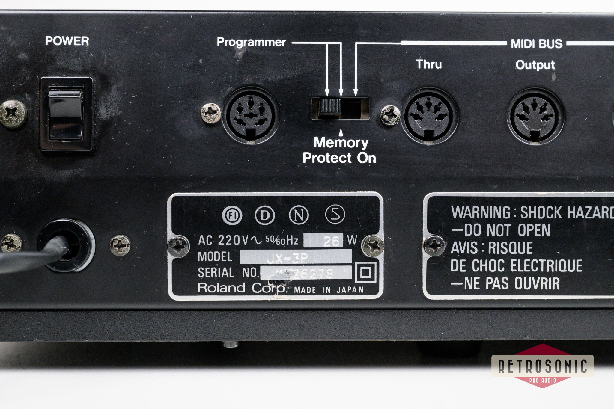 Roland JX-3P 61-Key Programmable Preset Polyphonic Synthesizer
