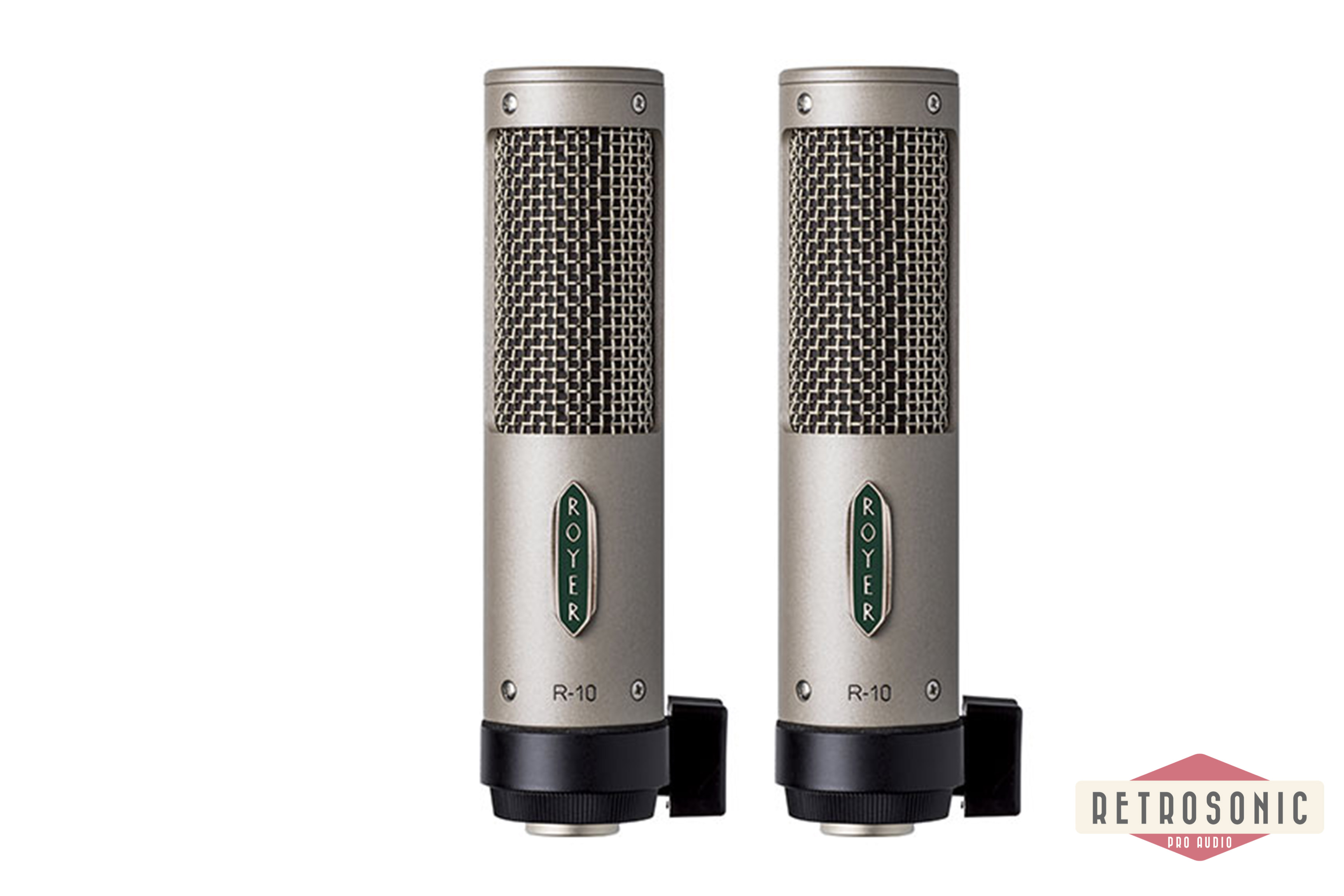 Royer R-10MP Ribbon microphone. Matched pair.