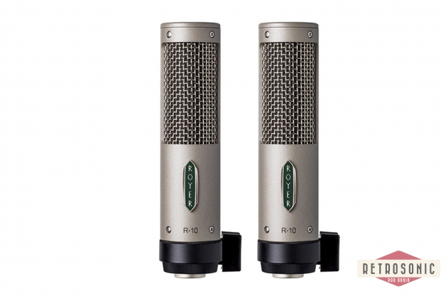 Royer R-10MP Ribbon microphone. Matched pair.