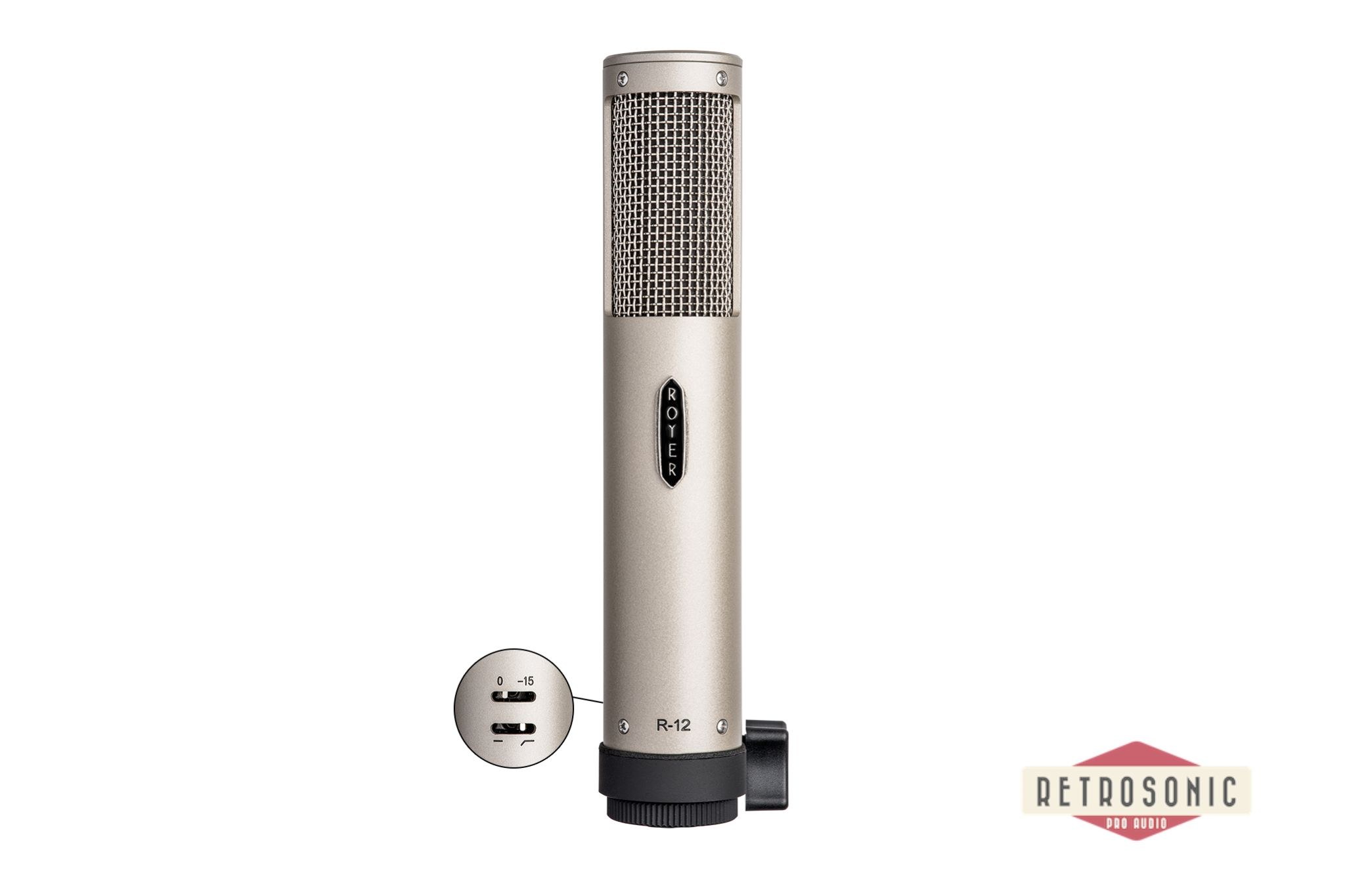 Royer R-12 Active Ribbon microphone.