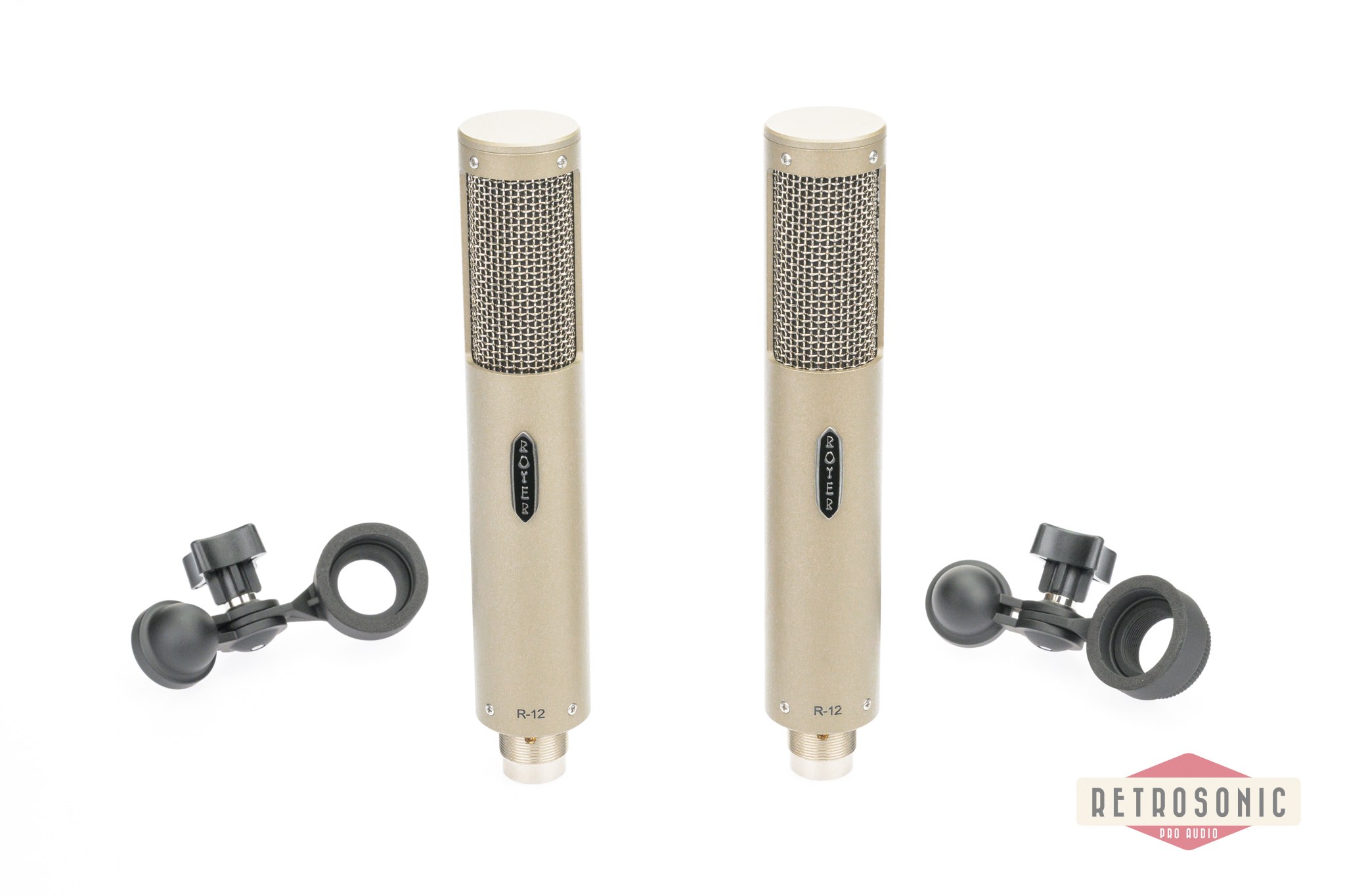 Royer R-12 Active Ribbon Microphone Matched Pair