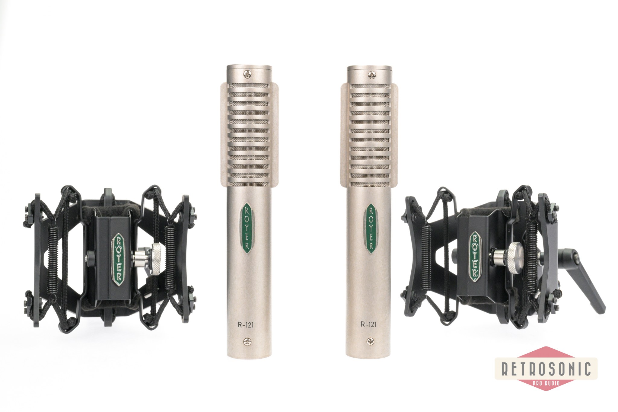 Royer R-121 bundle with 2 x RSM- SS1. Matched pair.