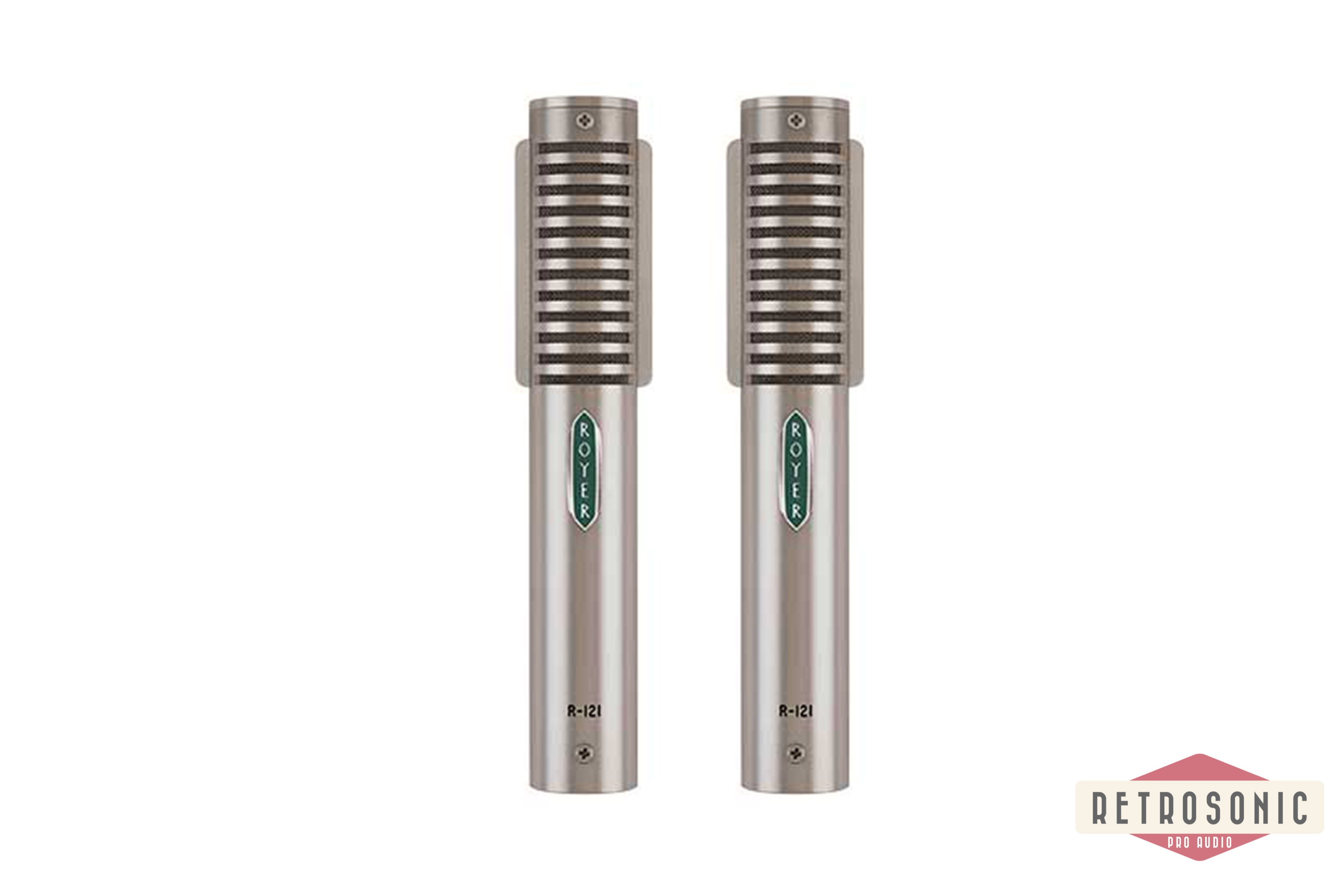 Royer R-121 Large Ribbon mic. Matched pair.