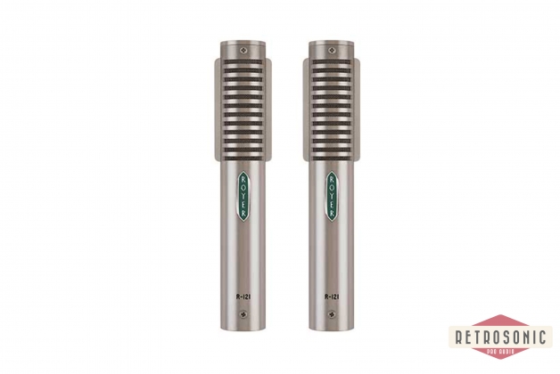 Royer R-121 Large Ribbon mic. Matched pair.