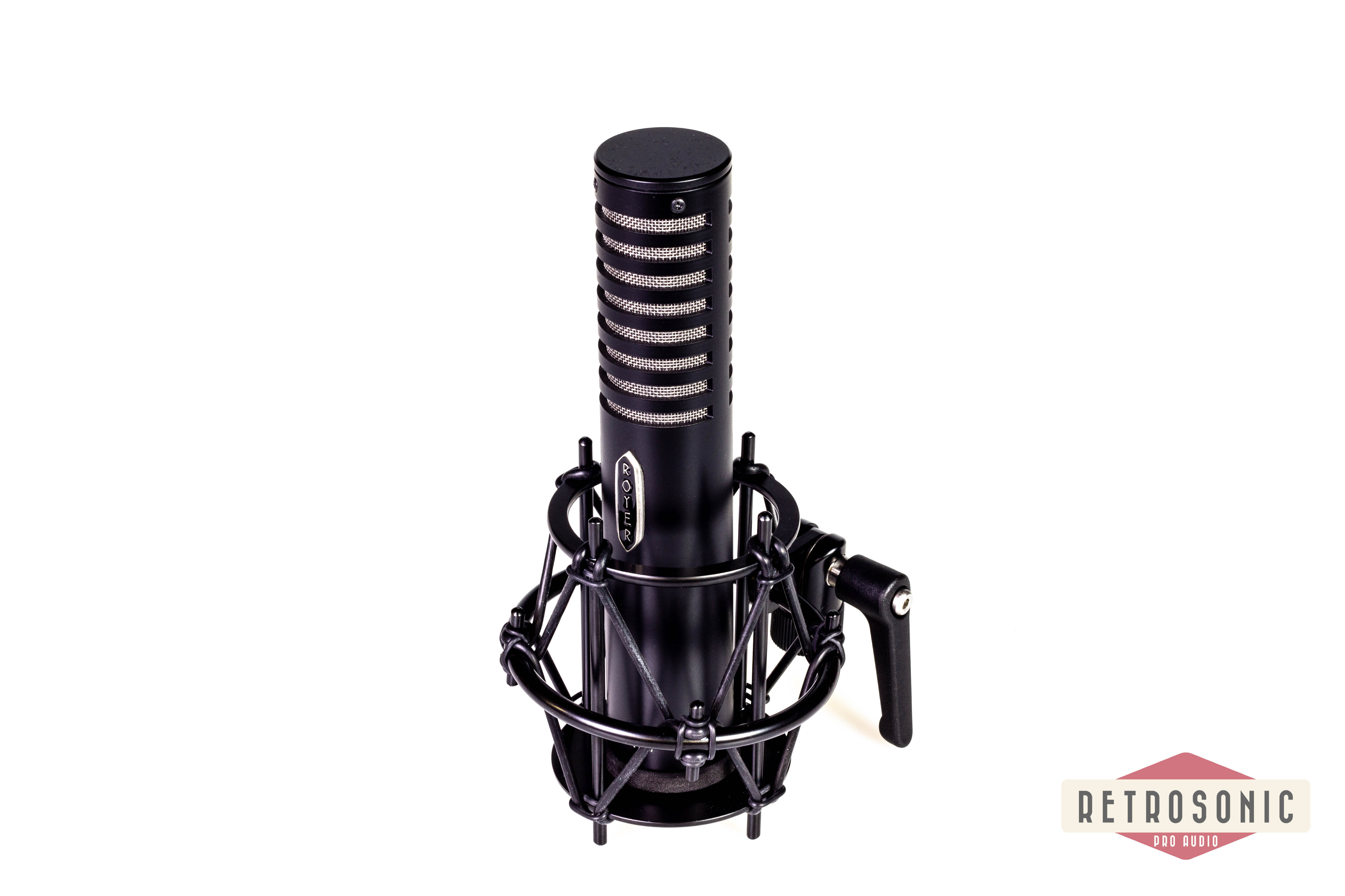 Royer R101 Mono Ribbon Microphone. Black.