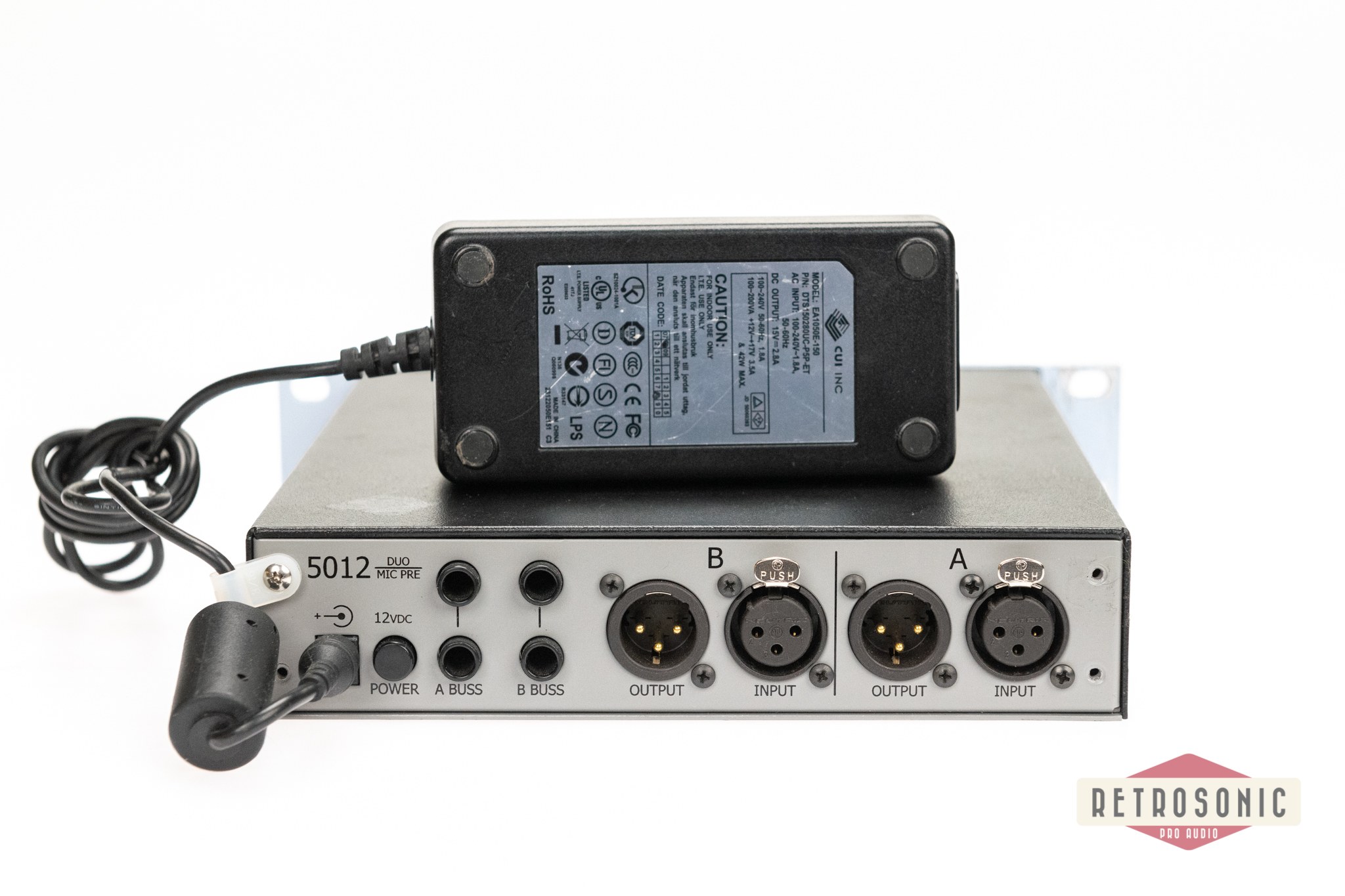 Rupert Neve Designs 5012 Dual Mic Preamp white face