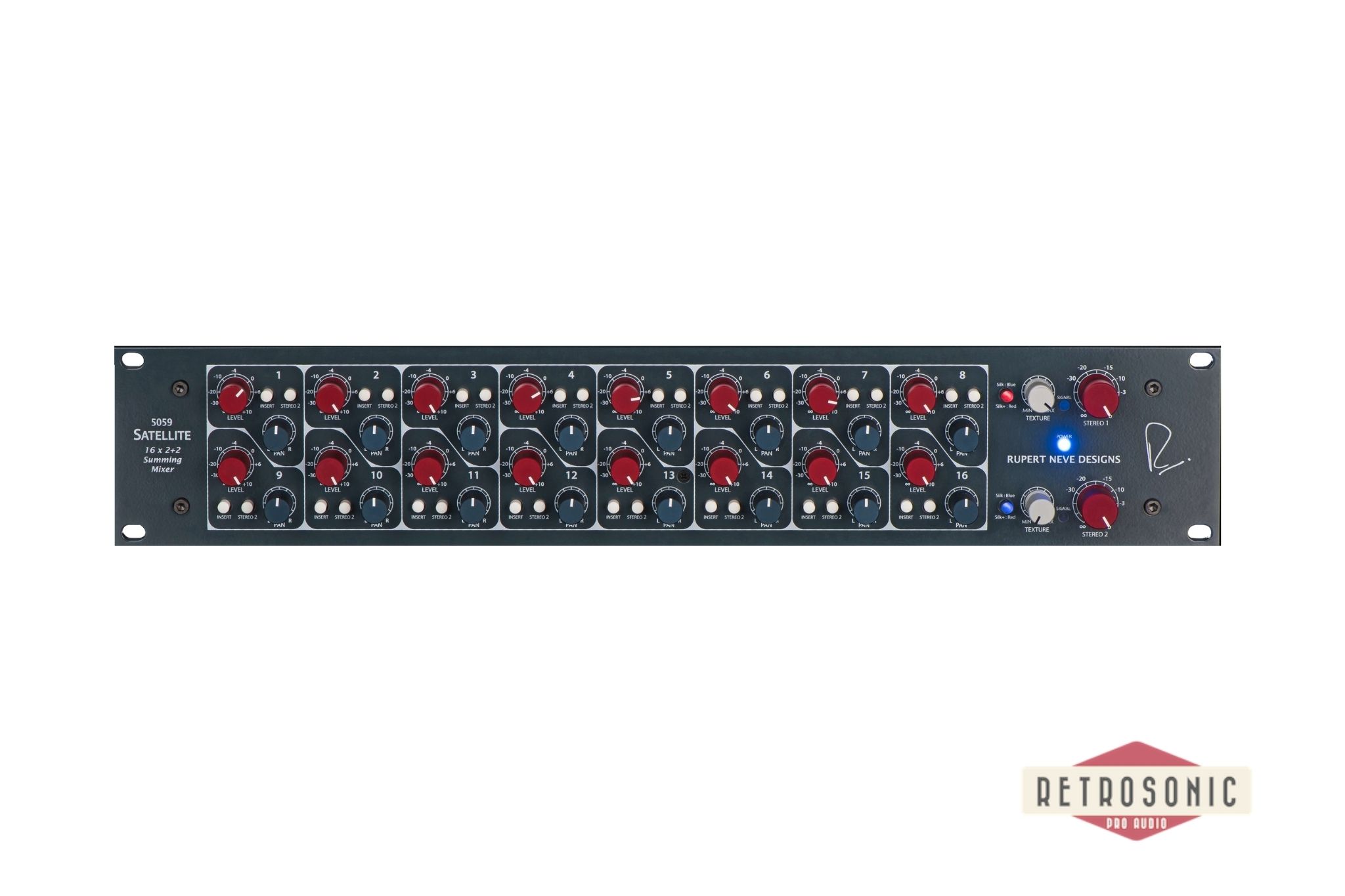 Rupert Neve Designs 5059 Satellite 16 x 2+2 Summing Mixer-Now in Shelford Blue