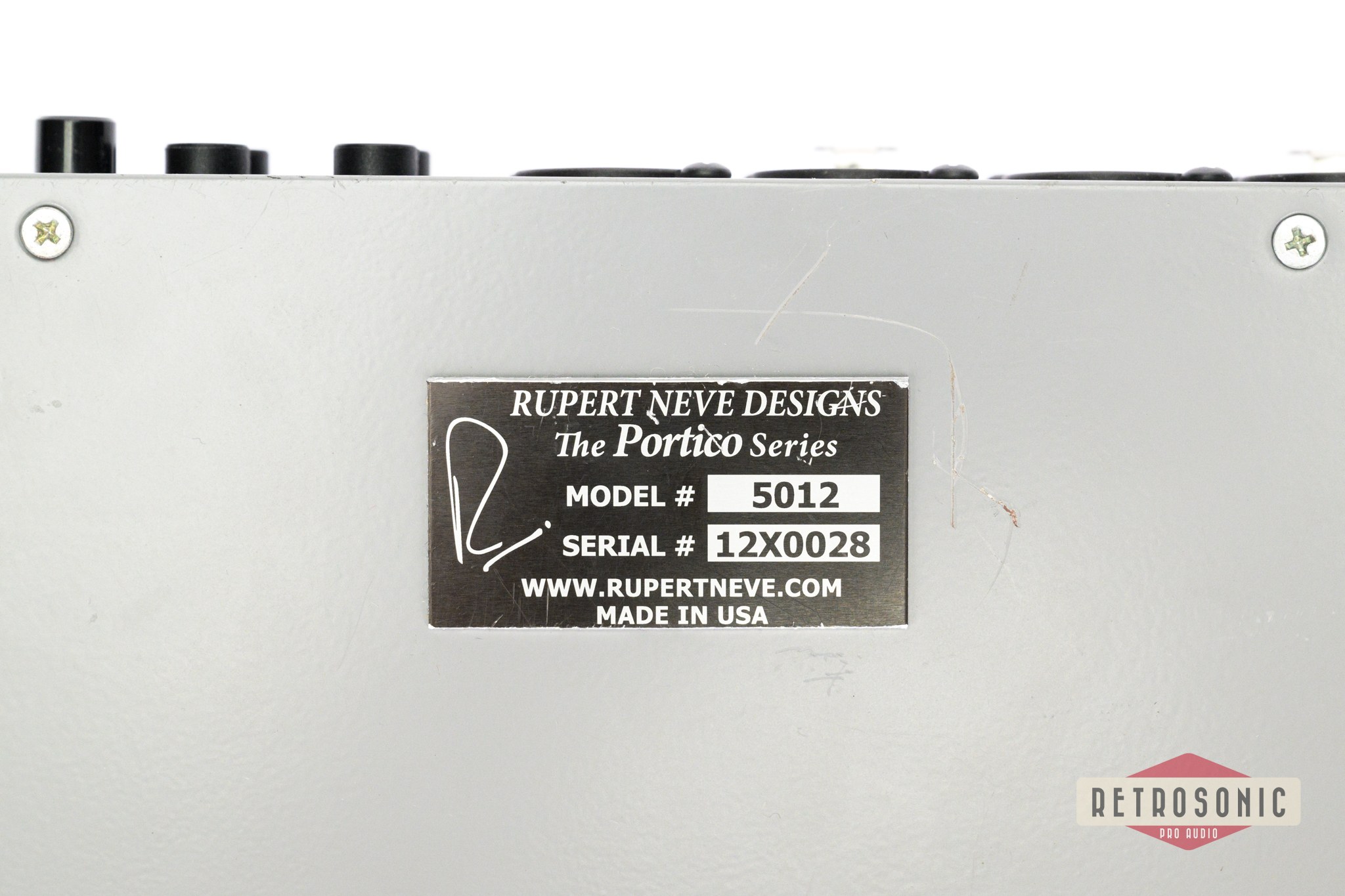 Rupert Neve Designs Portico 5012 Dual Mic Preamp #1