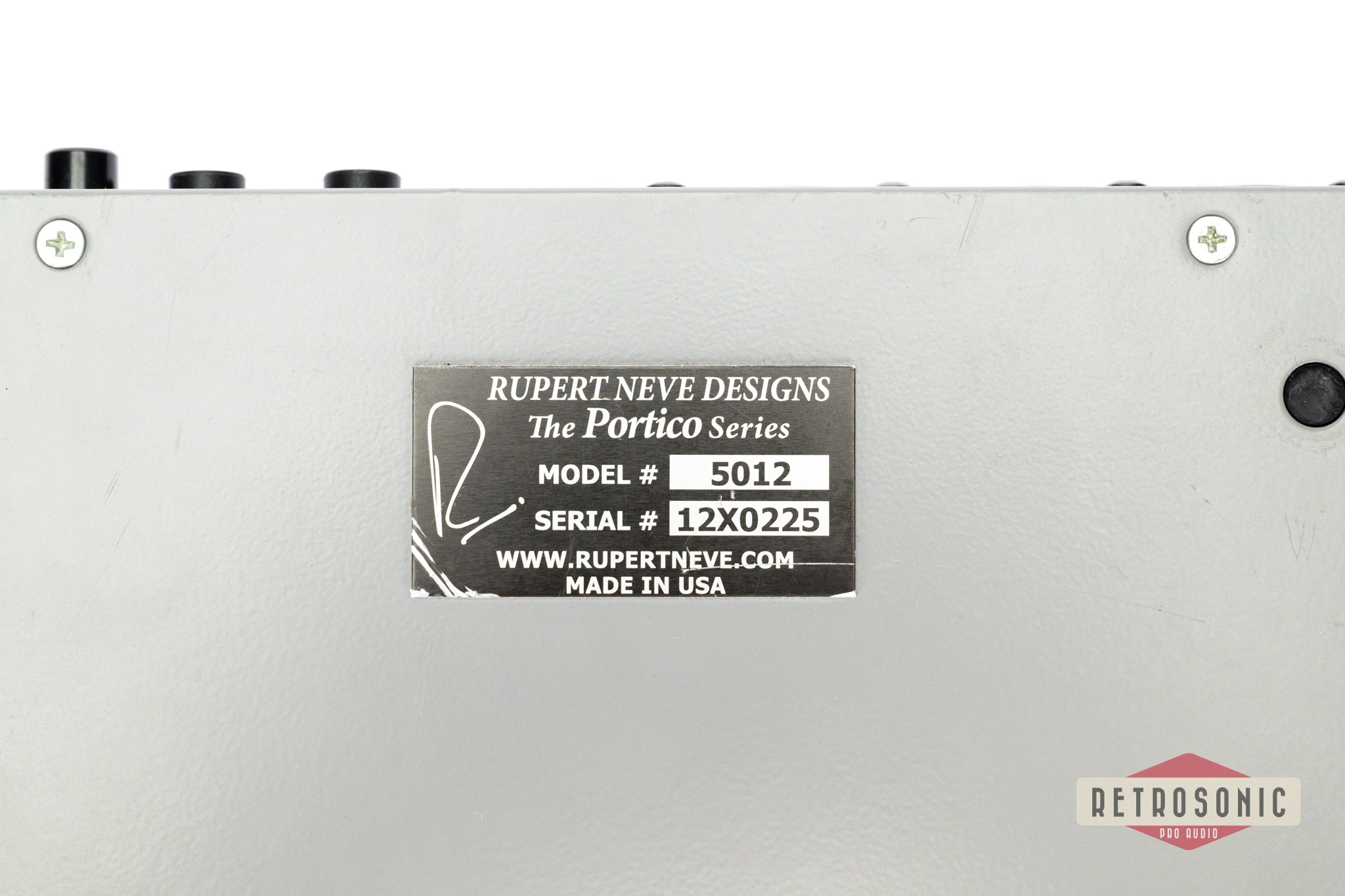 Rupert Neve Designs Portico 5012 Dual Mic Preamp #2