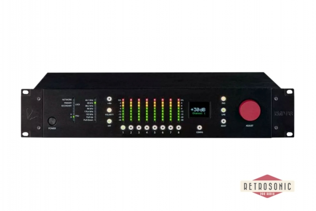 Rupert Neve Designs RMP-D8 8-Channel Class-A Remote Control Dante Mic Pre