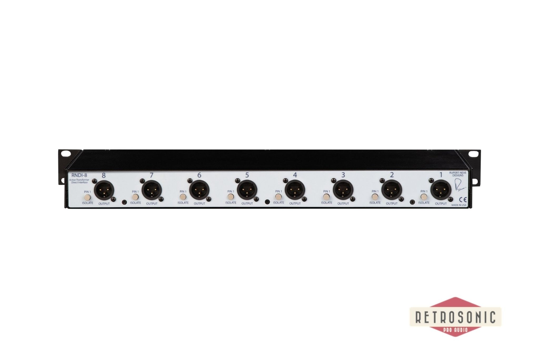 Rupert Neve Designs RNDI-8 Ch Active Transformer Direct Interface
