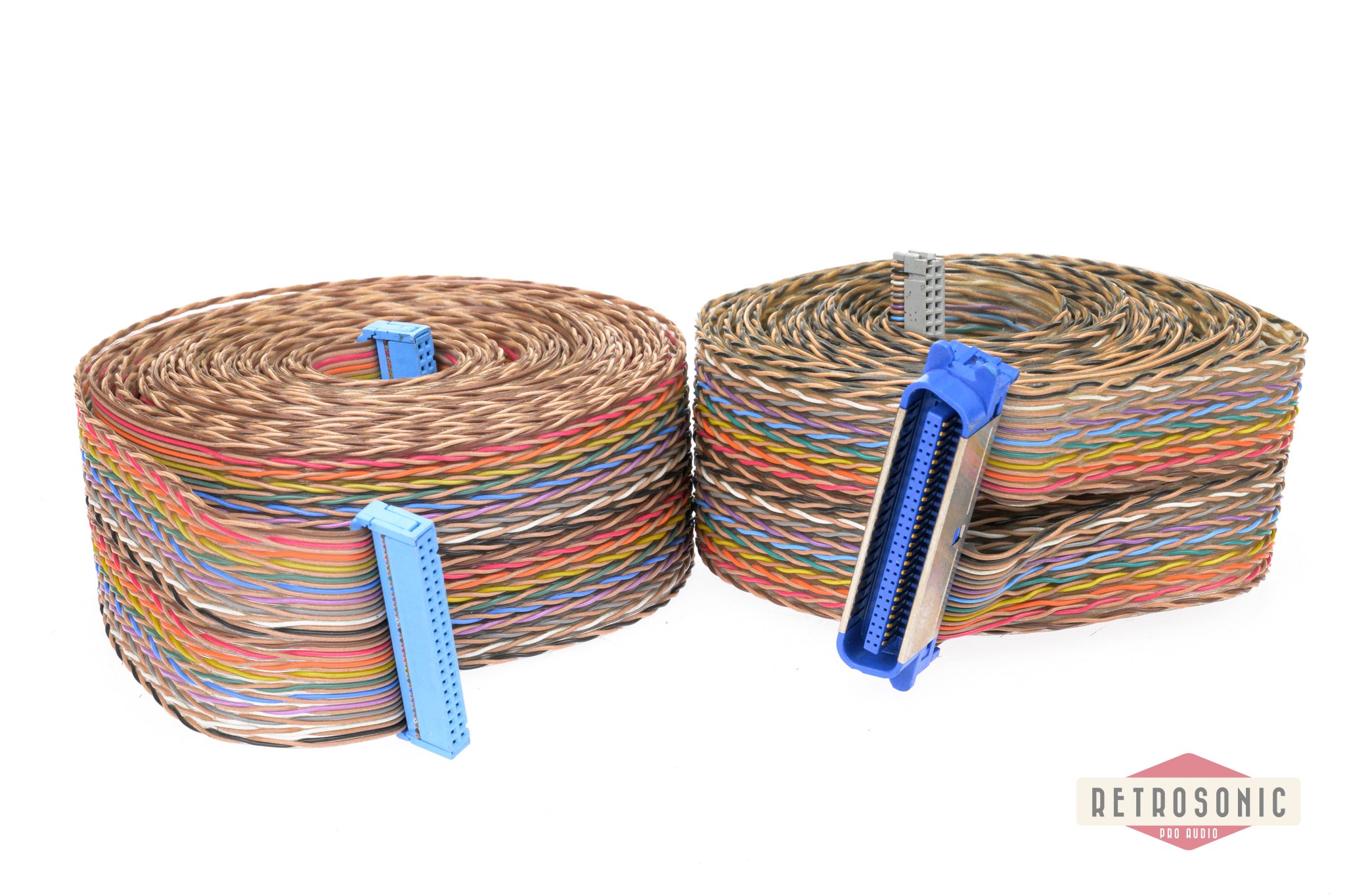 Solid State Logic SSL 4000 Computer Flat Cable pair. 6-meters.