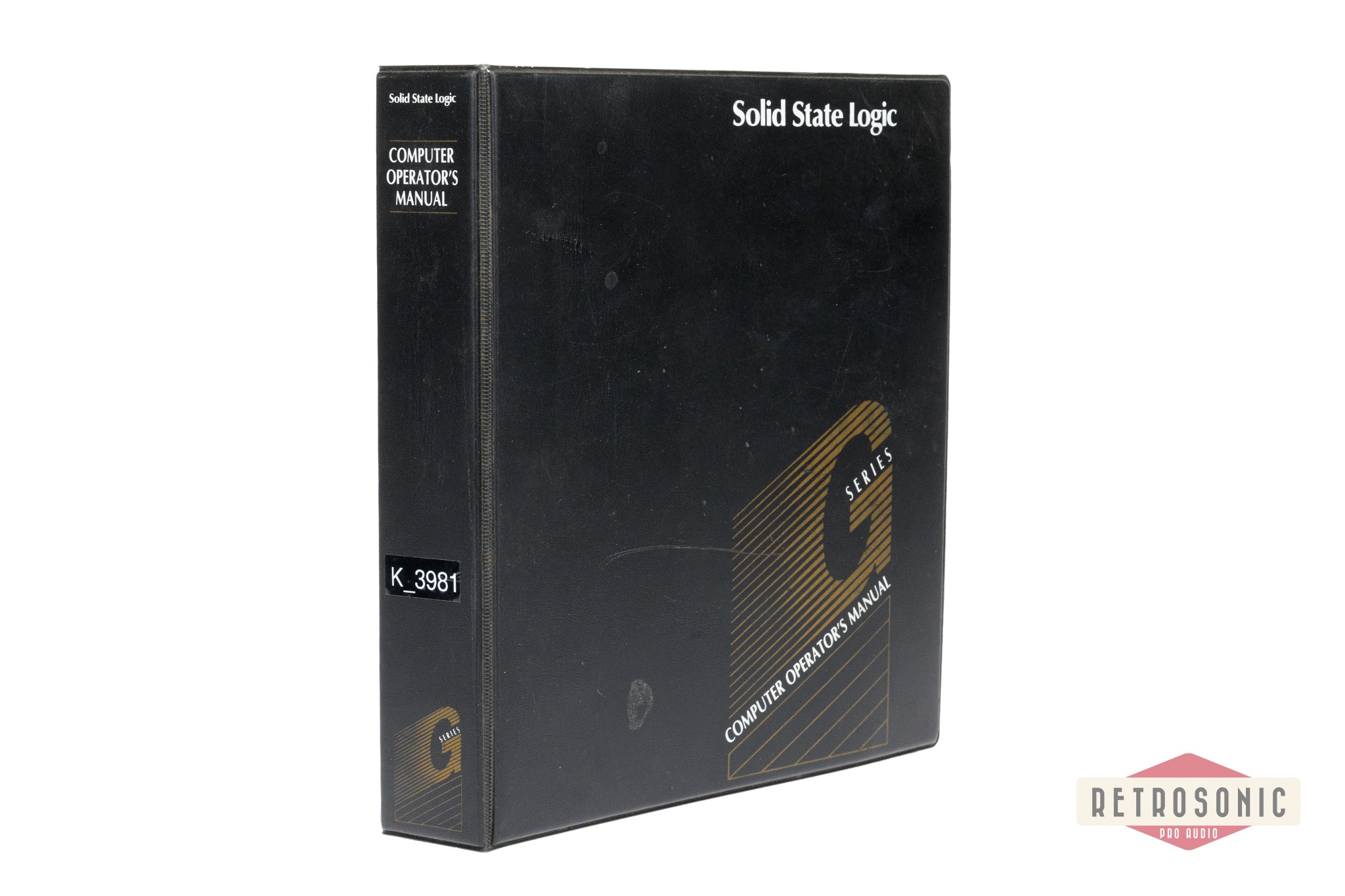 Solid State Logic SSL 4000 G Series Computer Operators Manual 1990