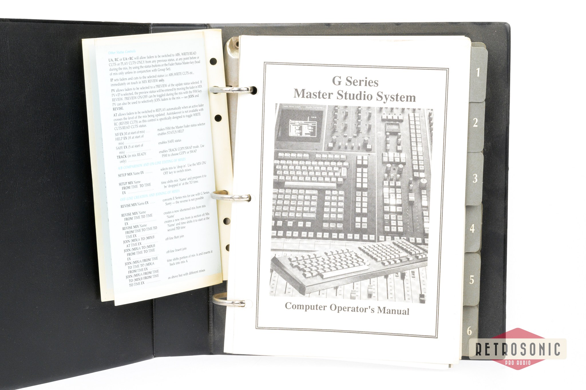 Solid State Logic SSL 4000 G Series Computer Operators Manual 1990