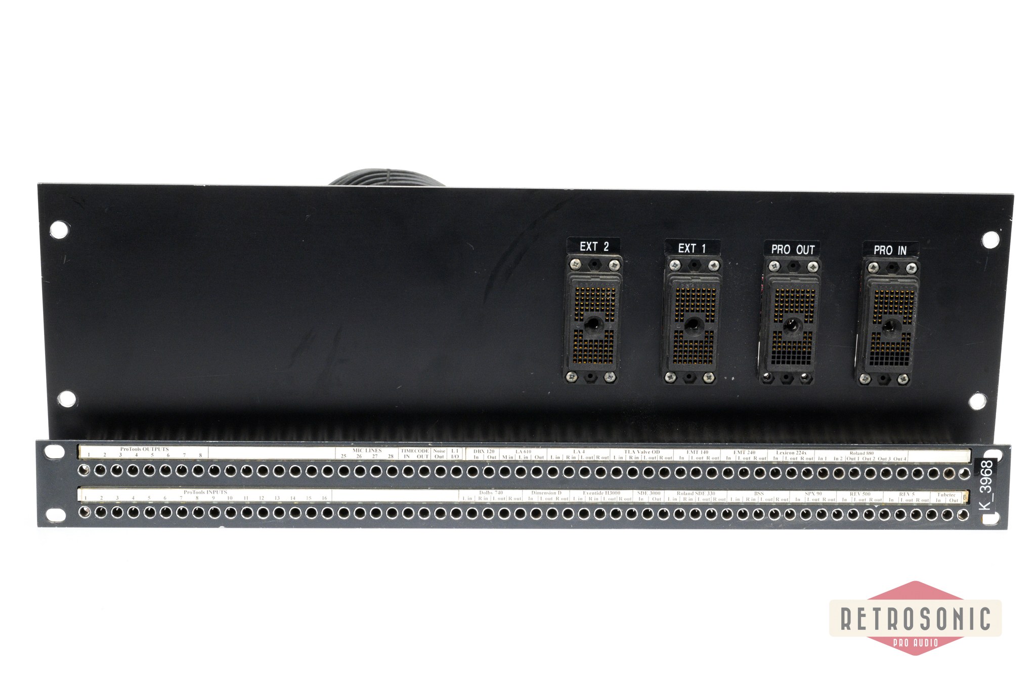 Solid State Logic SSL 4000 Mosess & Mitchell Patcbay with cables & connectors #2