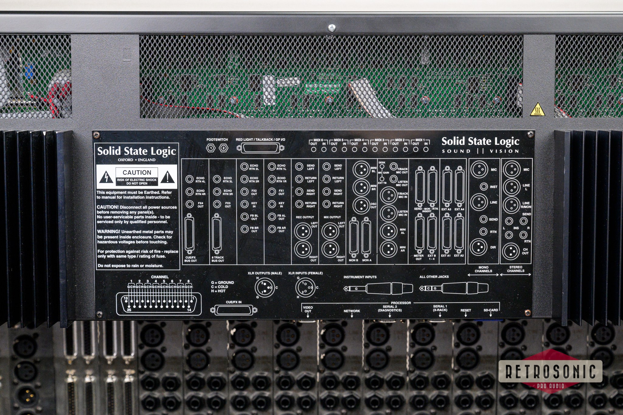 Solid State Logic SSL AWS 948 24-Channel 48-Channel 8-Bus Inline Console with DAW Control #4035