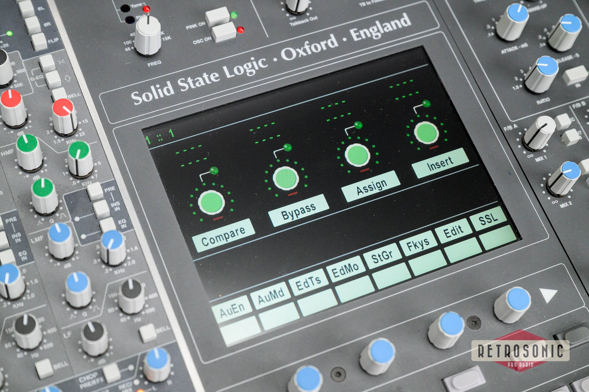 Solid State Logic SSL AWS 948 24-Channel 48-Channel 8-Bus Inline Console with DAW Control #4035