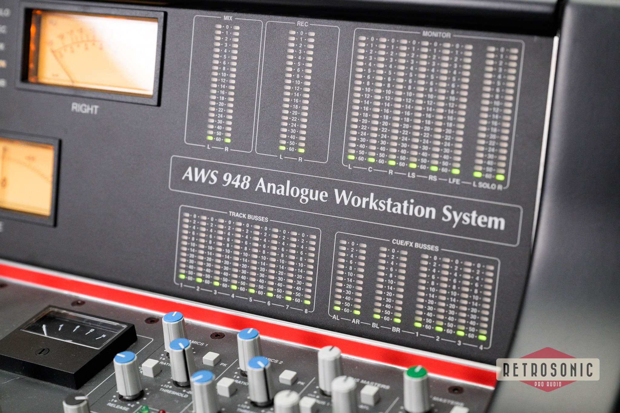 Solid State Logic SSL AWS 948 24-Channel 48-Channel 8-Bus Inline Console with DAW Control #4035