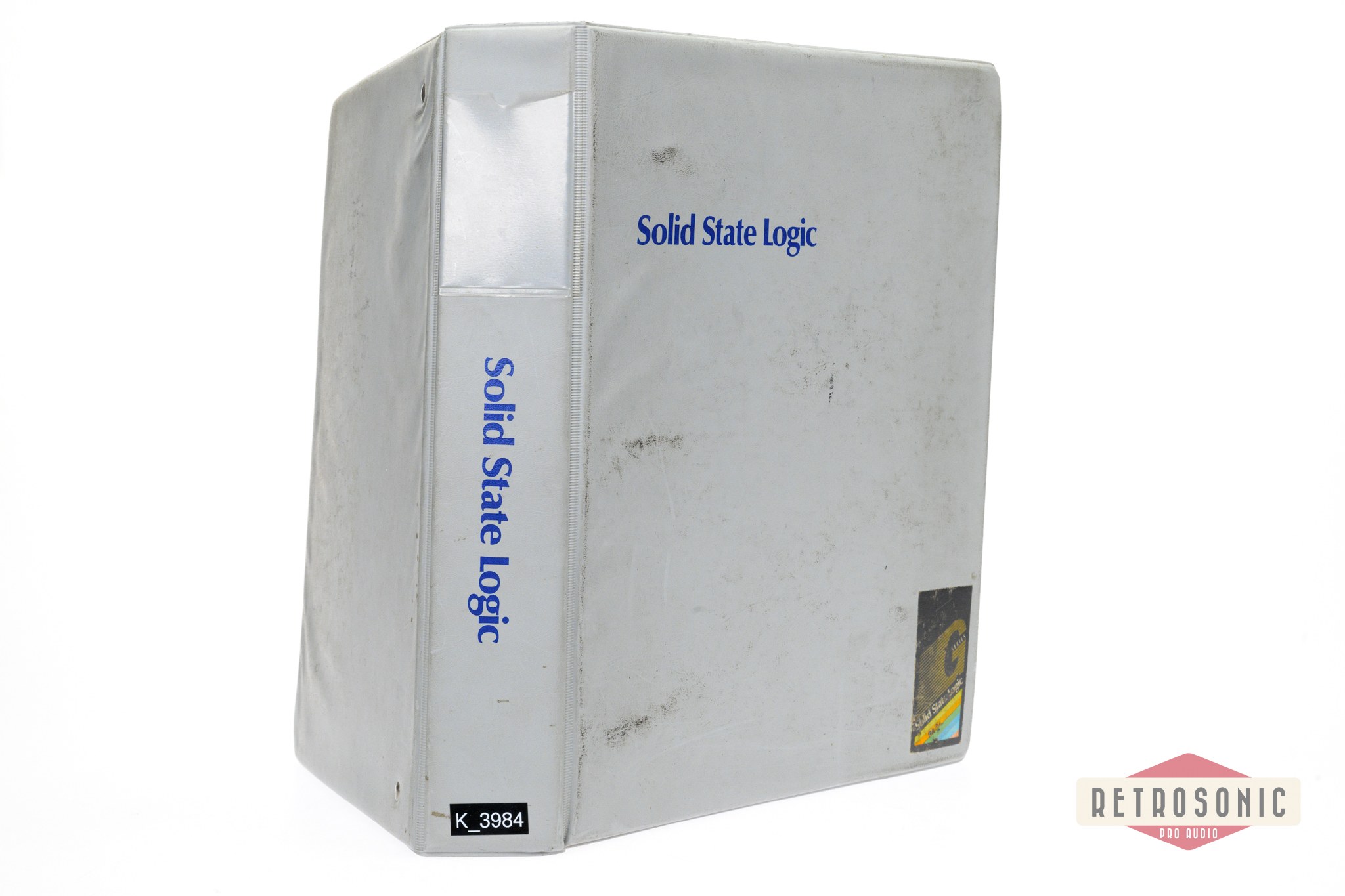 Solid State Logic SSL G-Series Computer Service Manual  Jan 1987