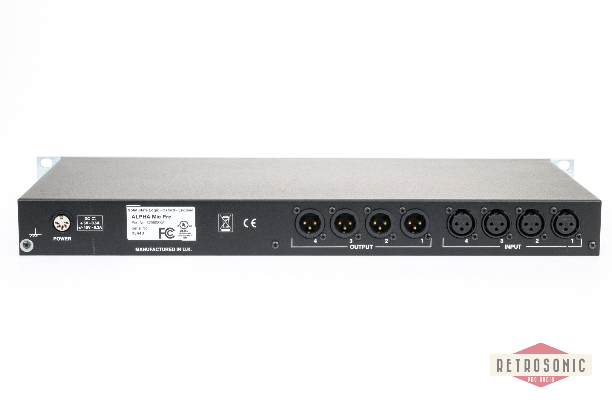 Solid State Logic SSL XLogic Alpha VHD Pre 4-Ch Mic Pre #5