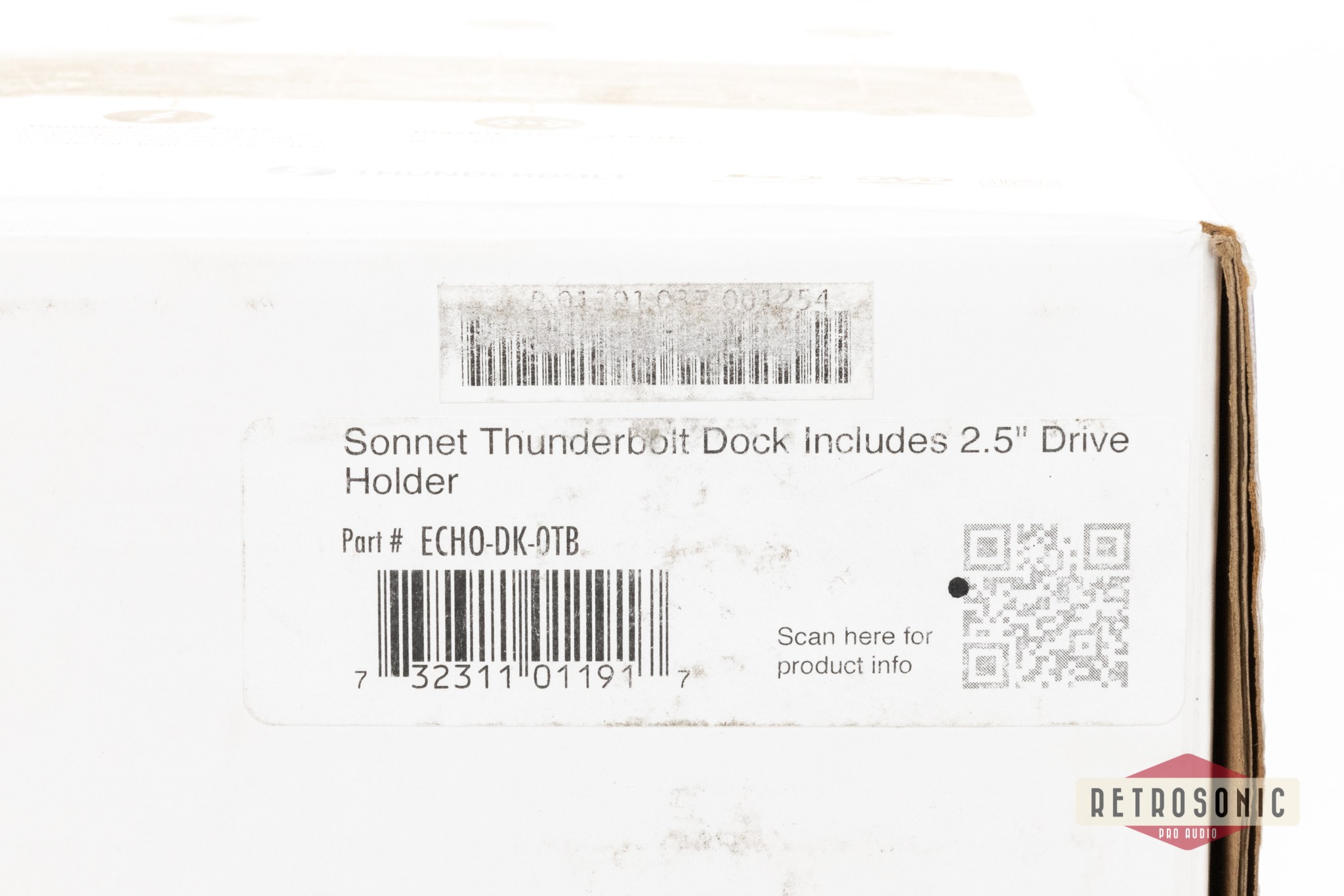 Sonnet Echo 15+ TB2 Dock. No optical drive.