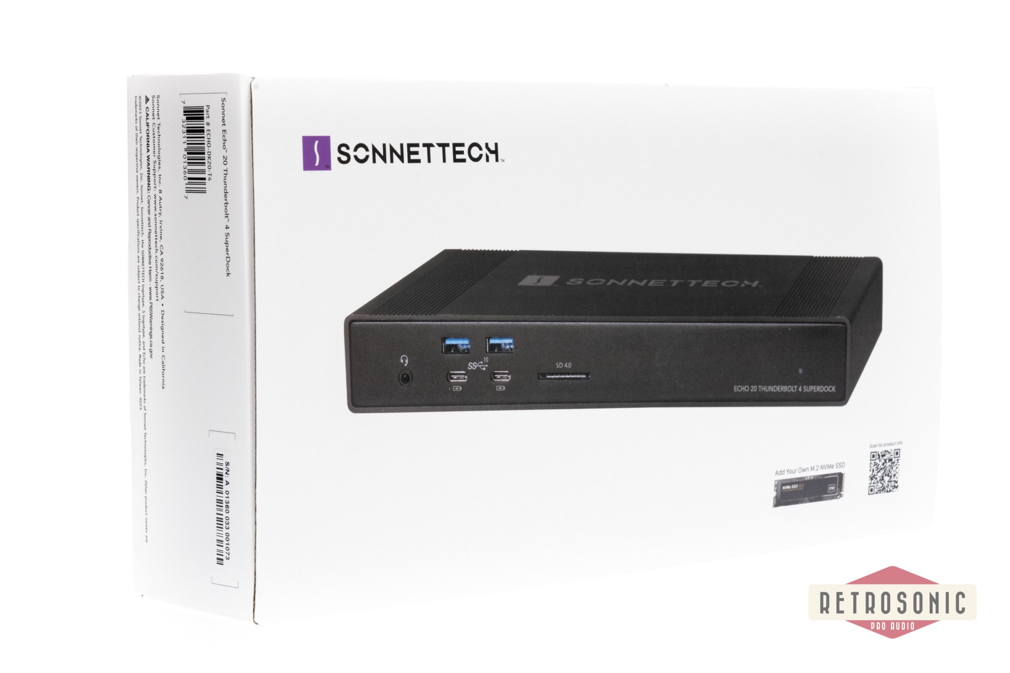 Sonnet Echo 20 Thunderbolt 4 SuperDock