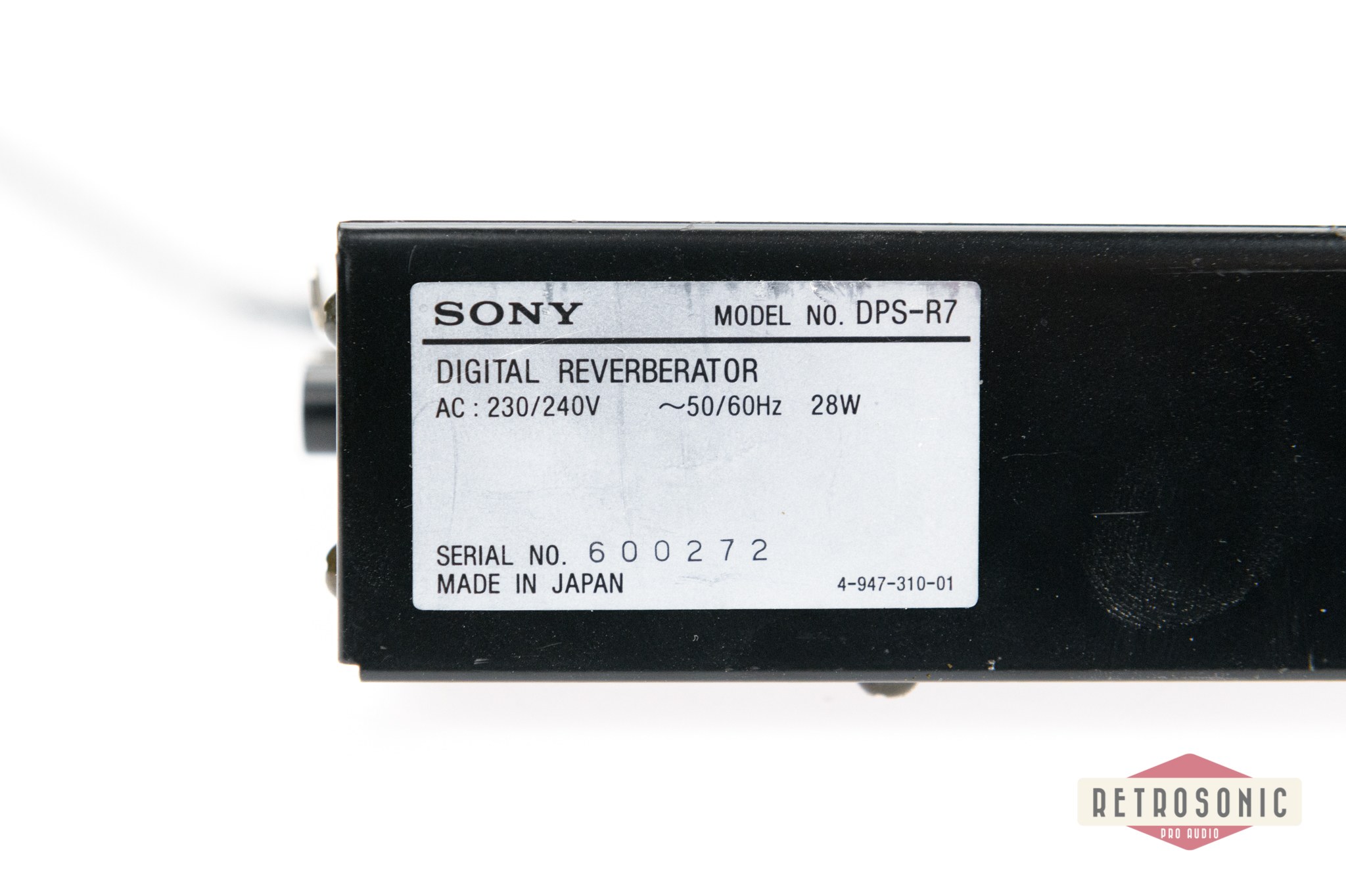 Sony DPS-D7 Delay