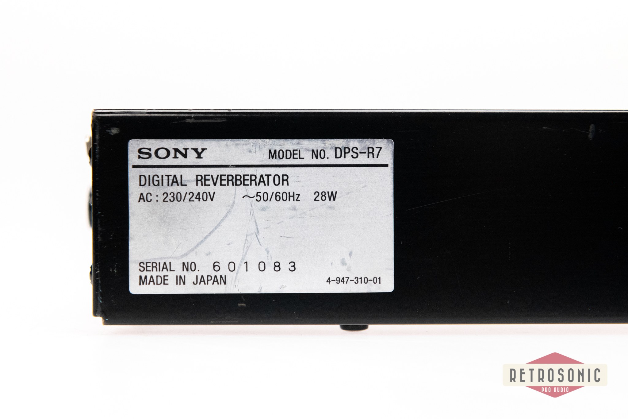 Sony DPS-R7 Digital Reverberator