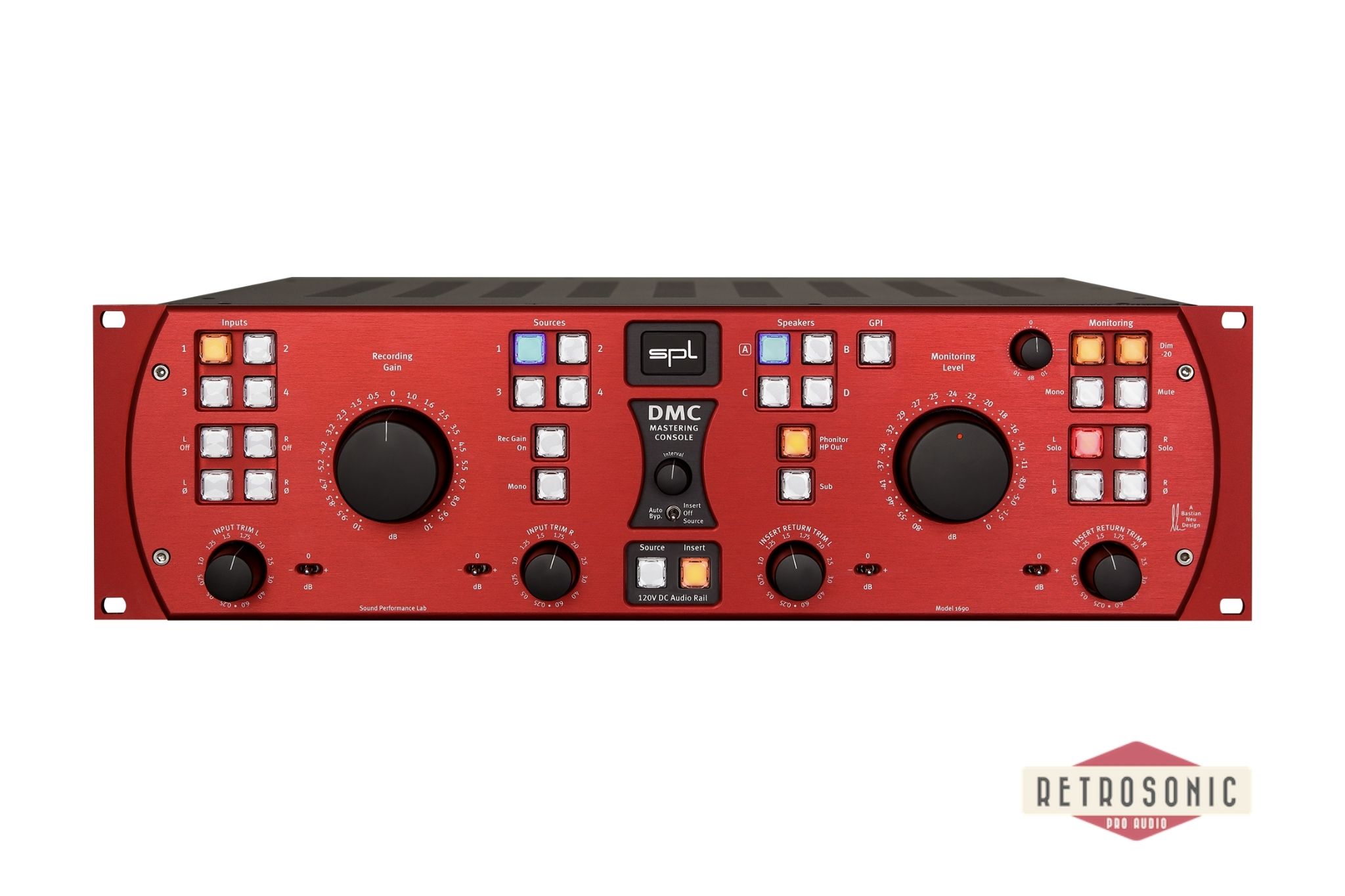 SPL DMC Mastering Console Red