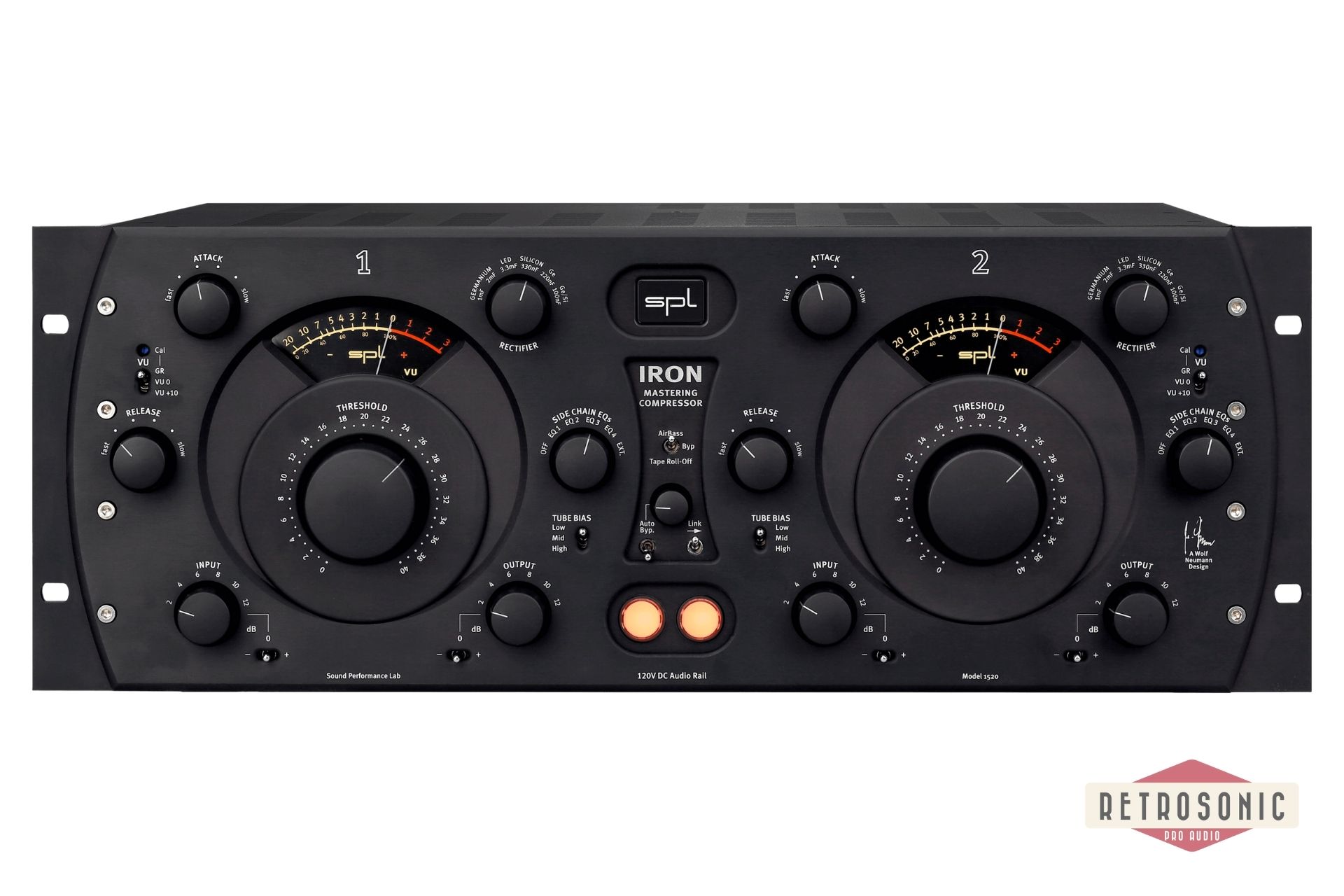 SPL IRON V2 Mastering Compressor All Black