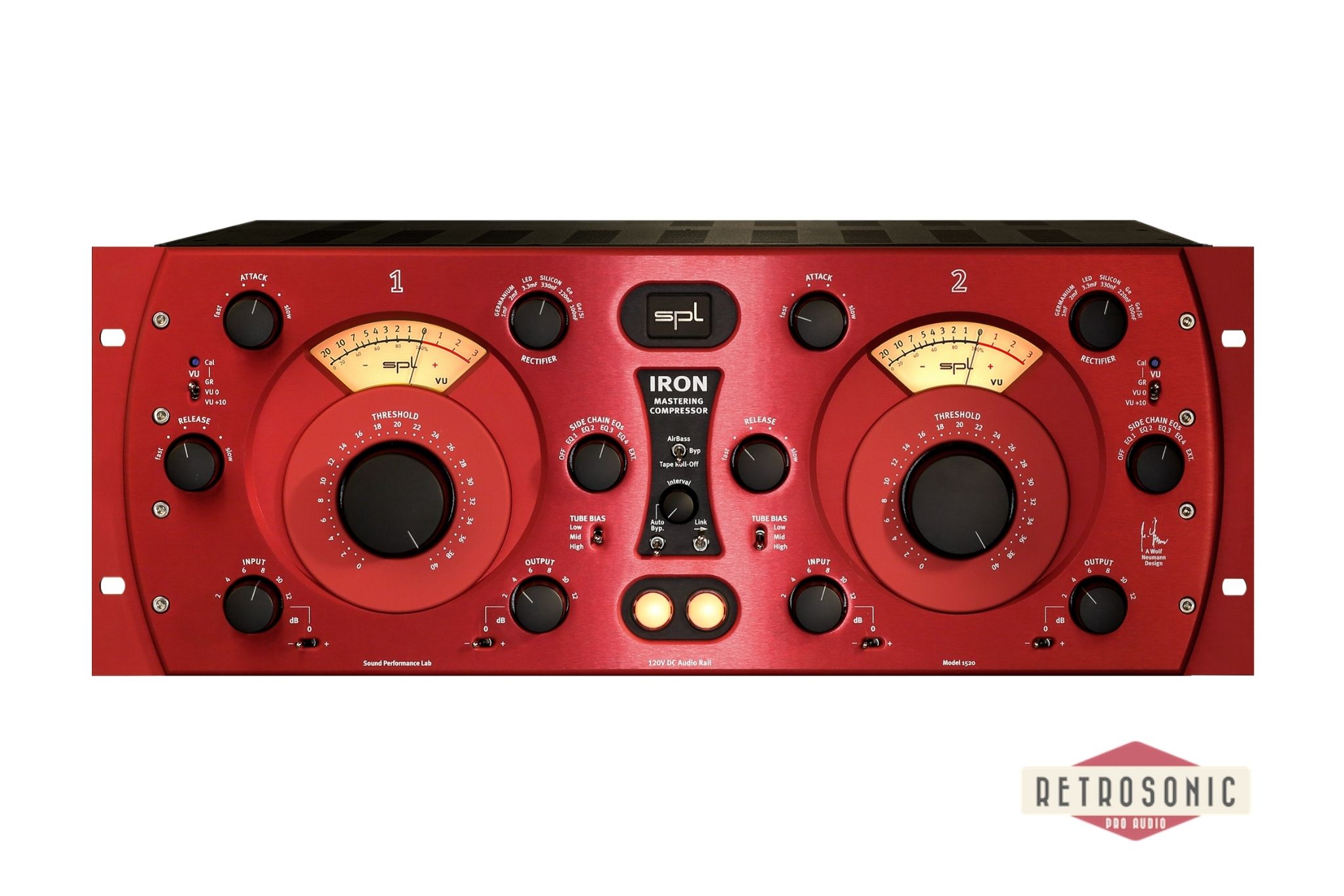 SPL IRON V2 Mastering Compressor Red