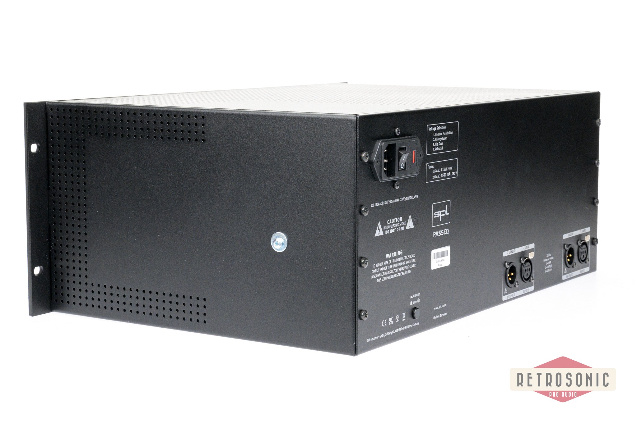 SPL Passeq Mastering Equalizer All Black