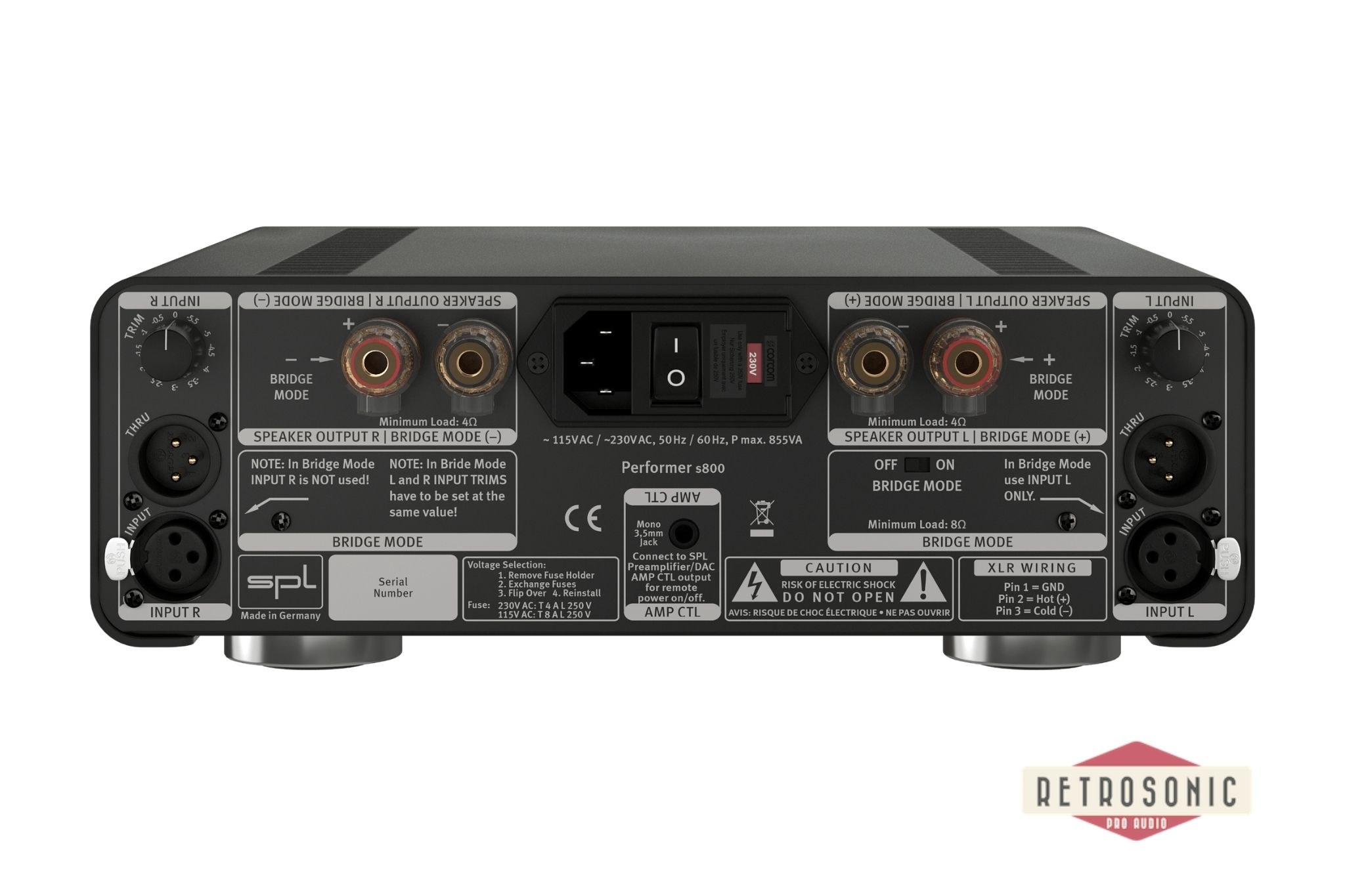 SPL Performer s800 Black