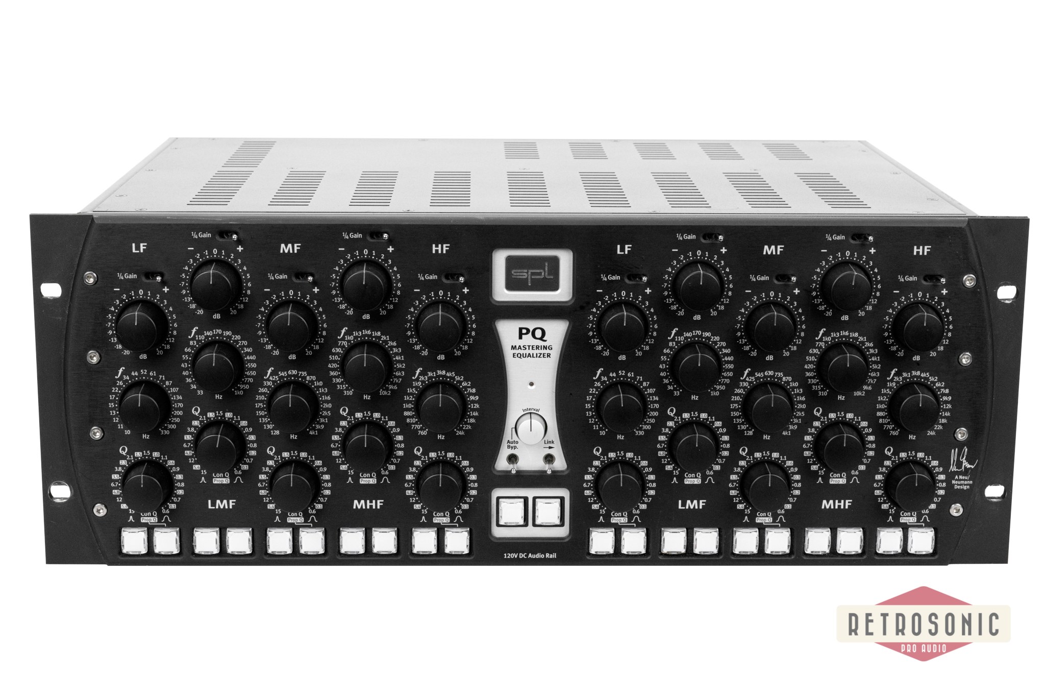 SPL PQ Mastering Equalizer All Black