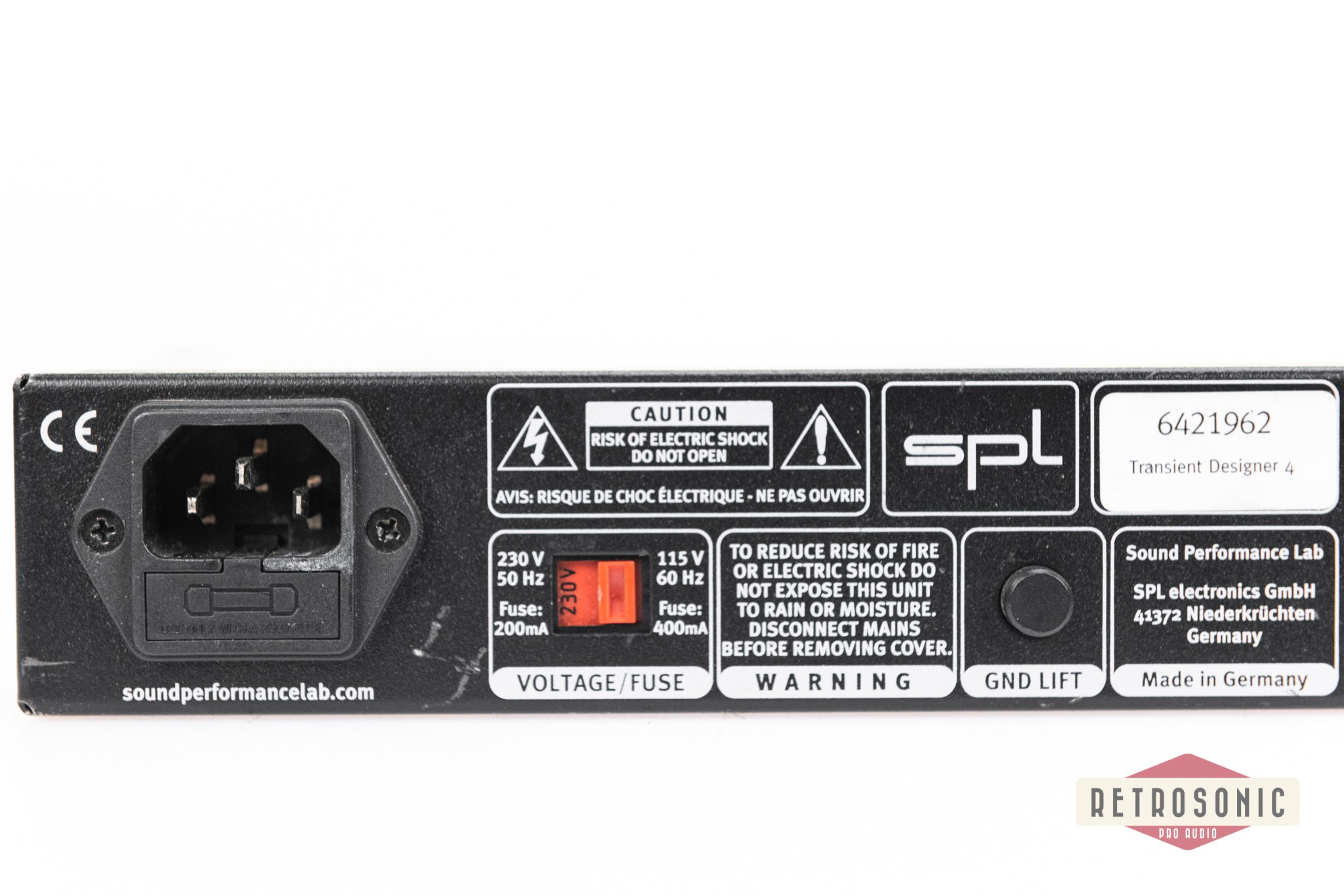 SPL Transient Designer 4 Original version Model 9842