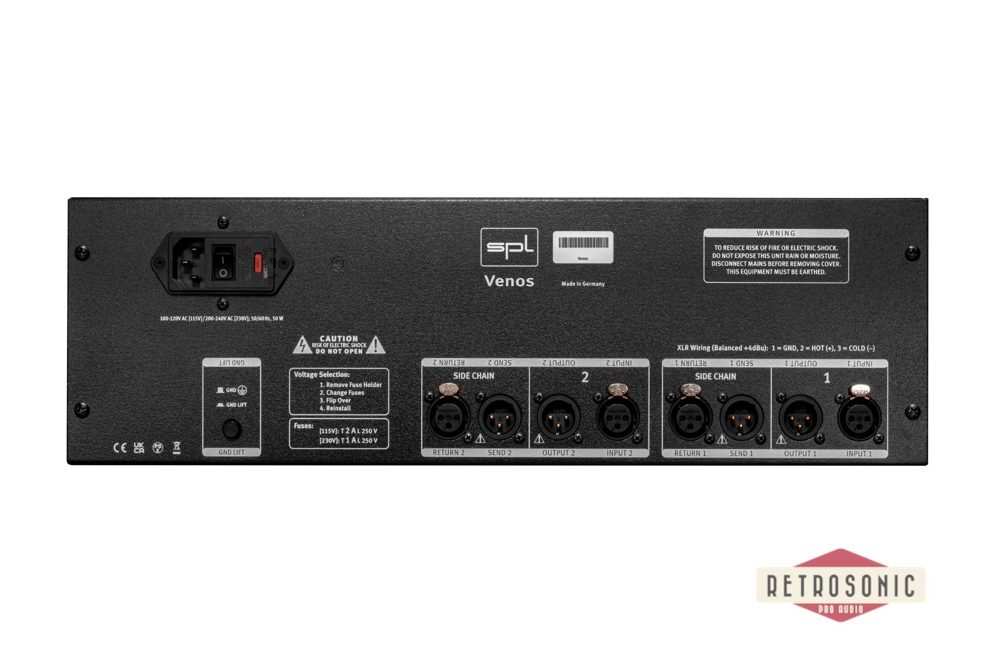 SPL Venos Stereo Bus Compressor Black