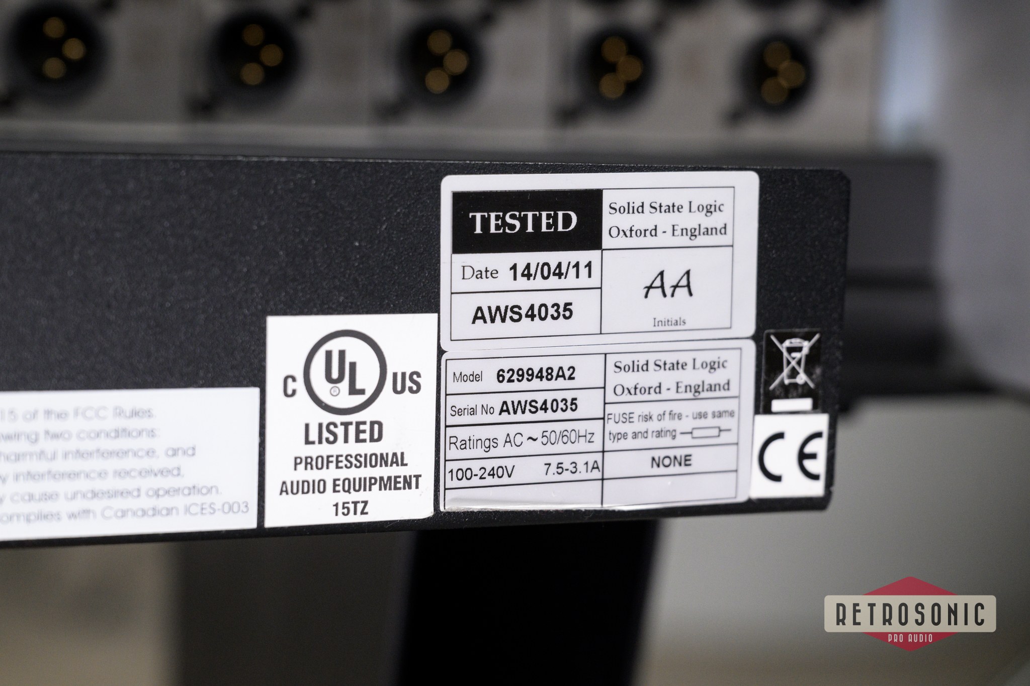 SSL AWS 948 48-Channel Mixing Console