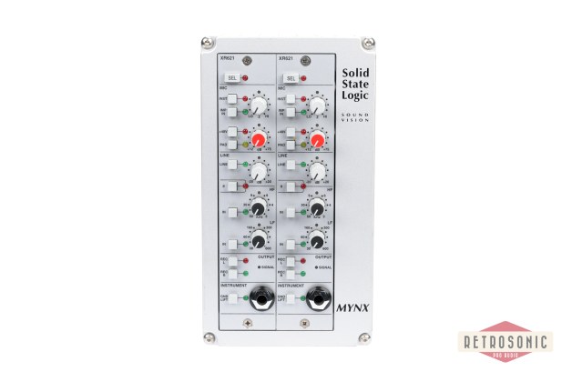 SSL Mynx X-Rack with a pair of XR621 Preamps
