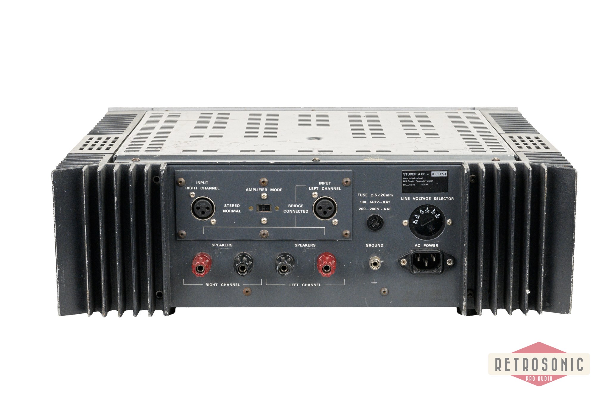 Studer A68 Stereo Amplifier #1