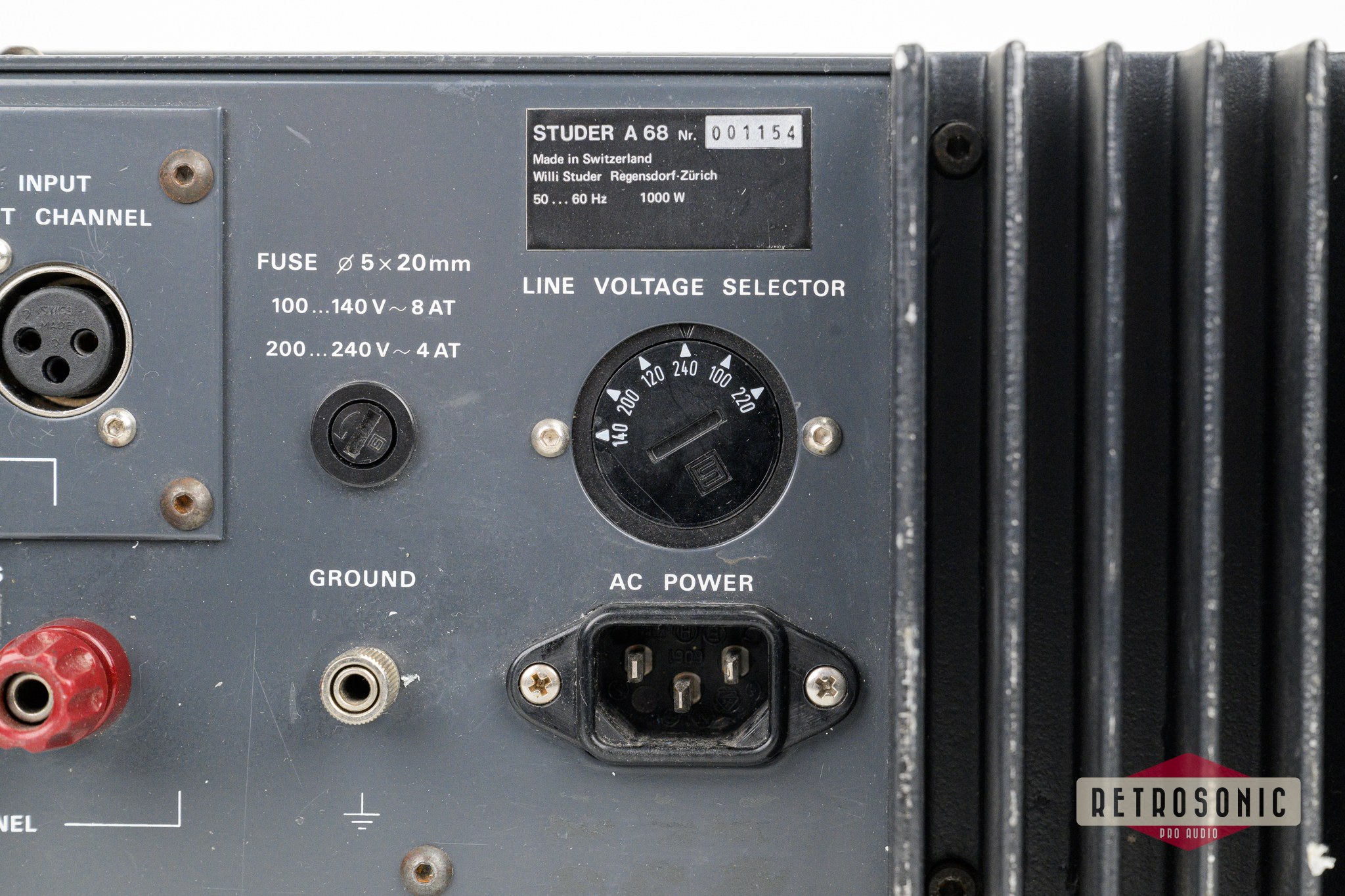 Studer A68 Stereo Amplifier #1