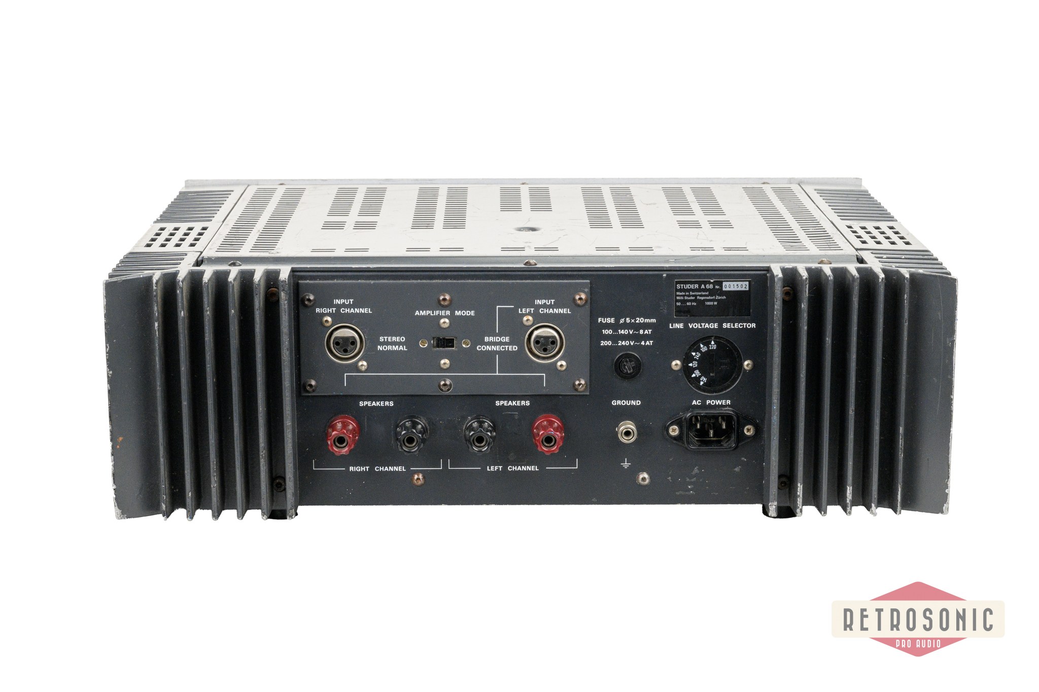 Studer A68 Stereo Amplifier #3