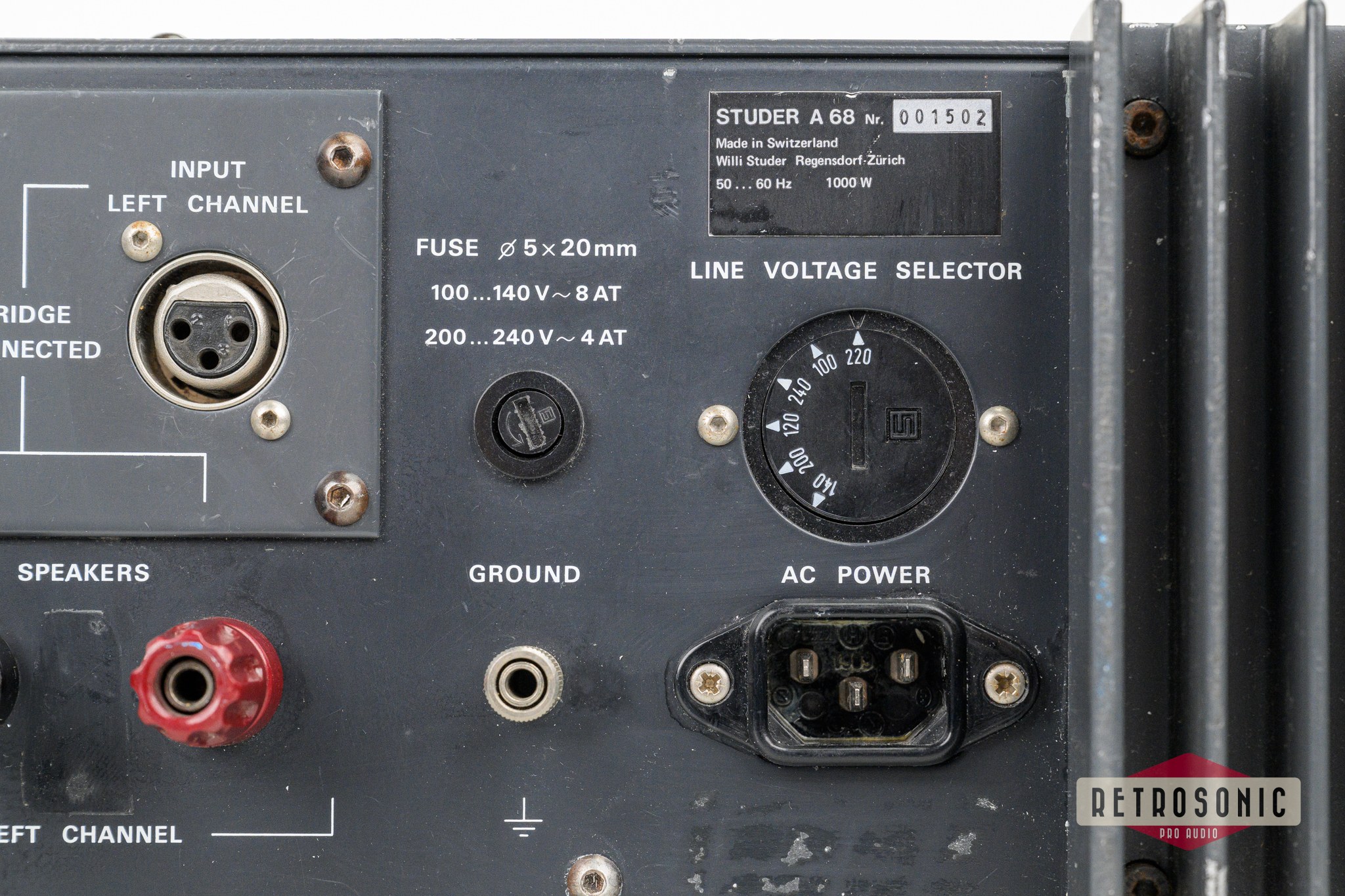 Studer A68 Stereo Amplifier #3