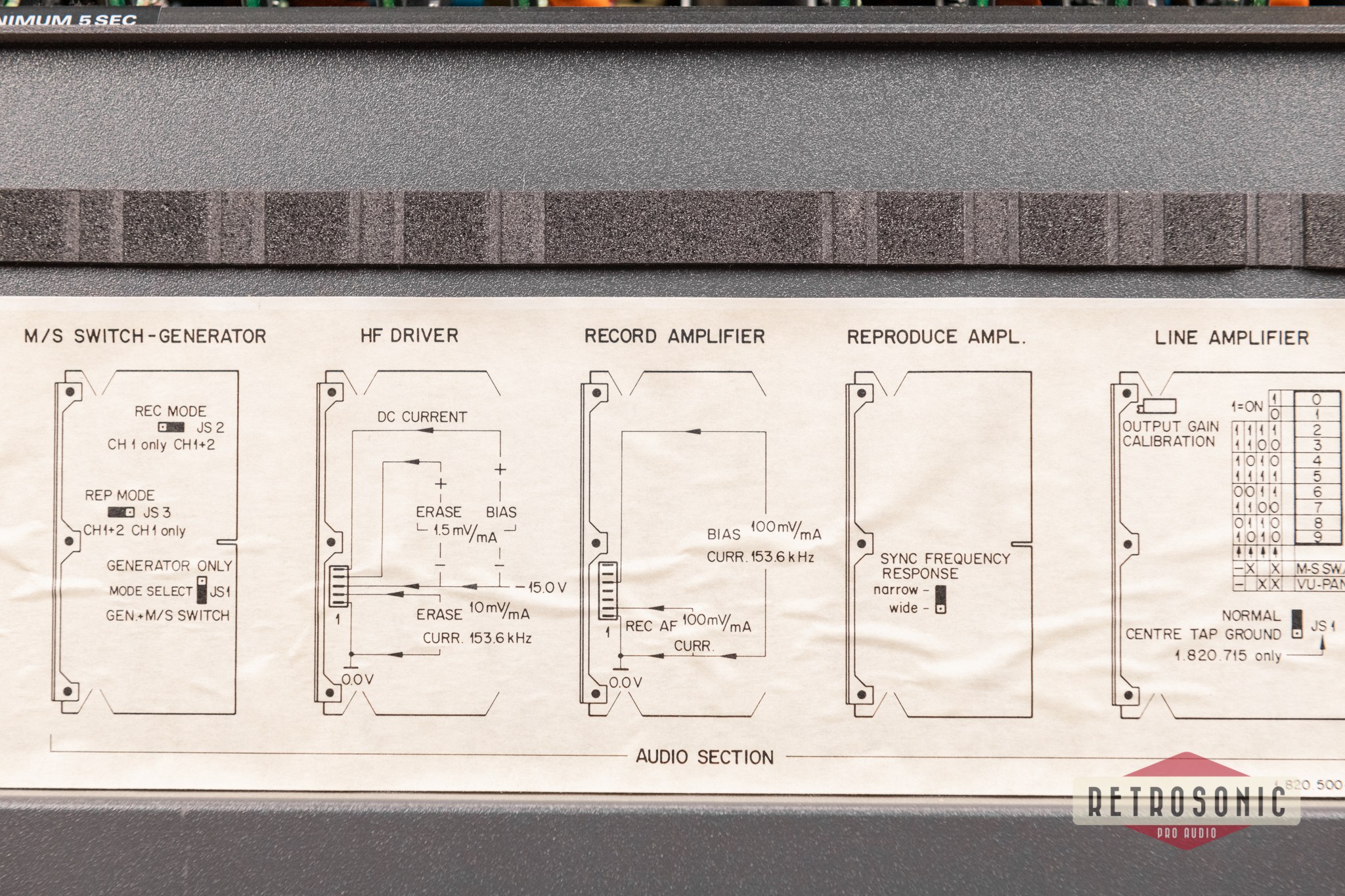 Studer A820 1/4 inch Master Tape Recorder