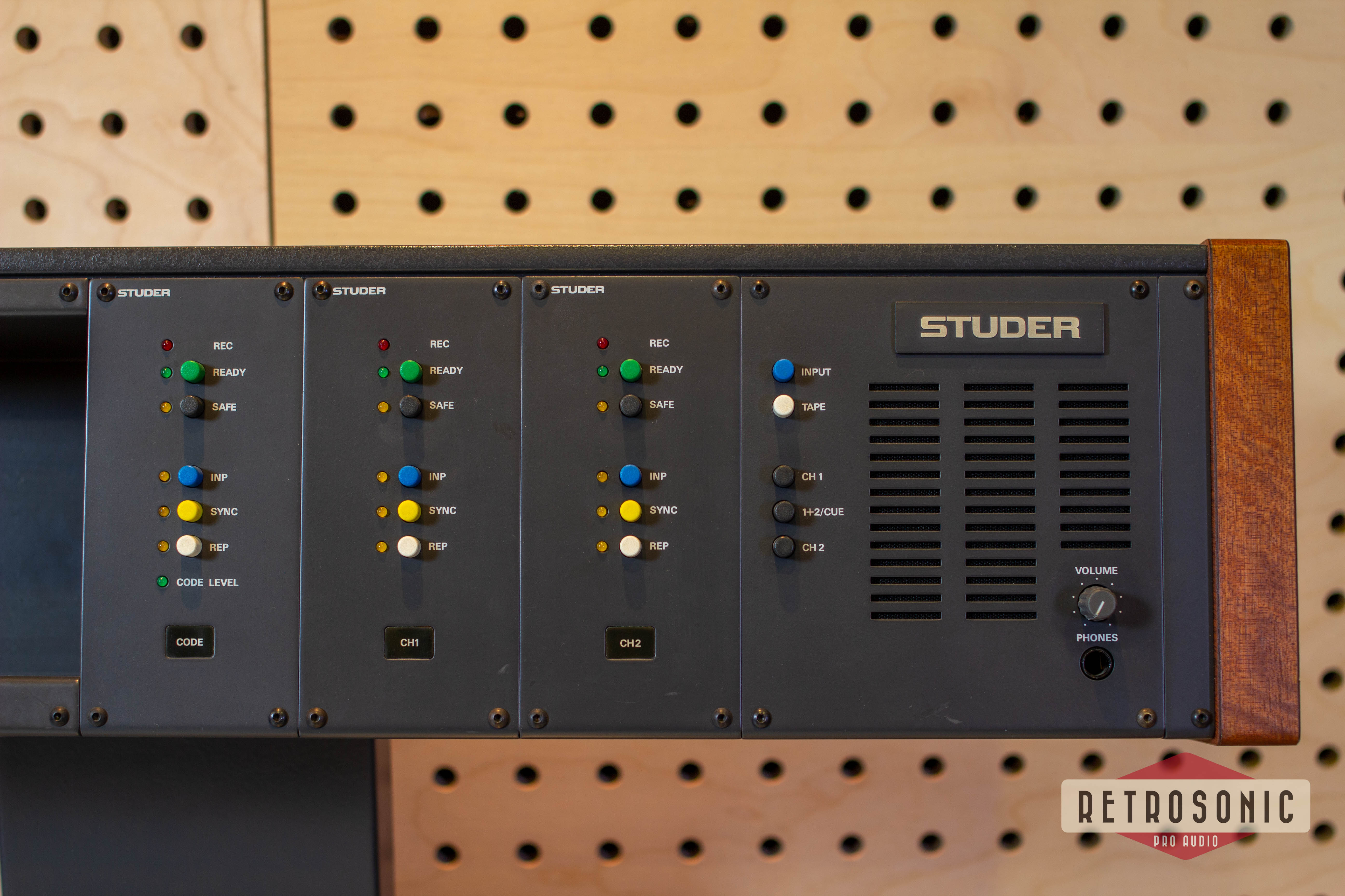 Studer A820 1/4-inch master tape recorder (Biased for 911)